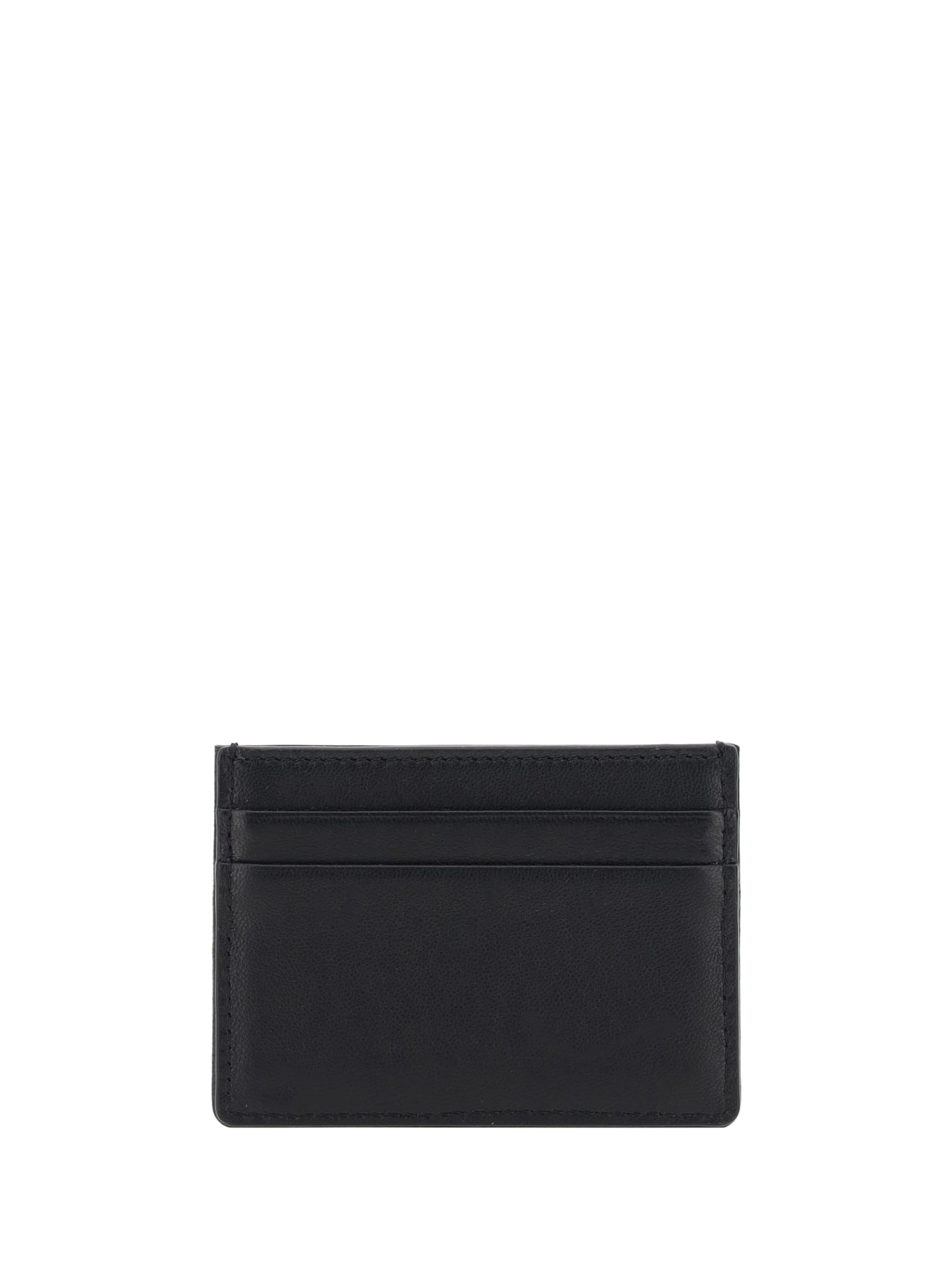 Shop Valentino Card Holder In Black