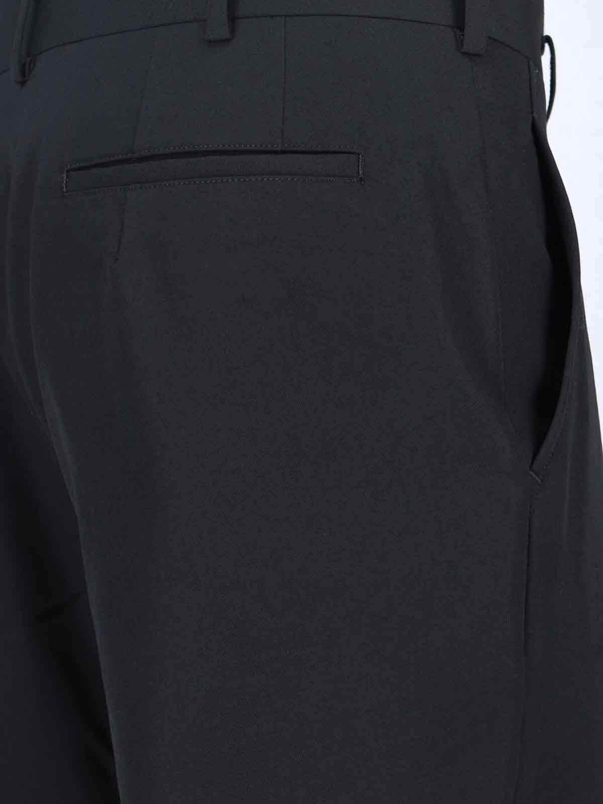 Comme Des Garçons Homme Deux Straight Pants In Black