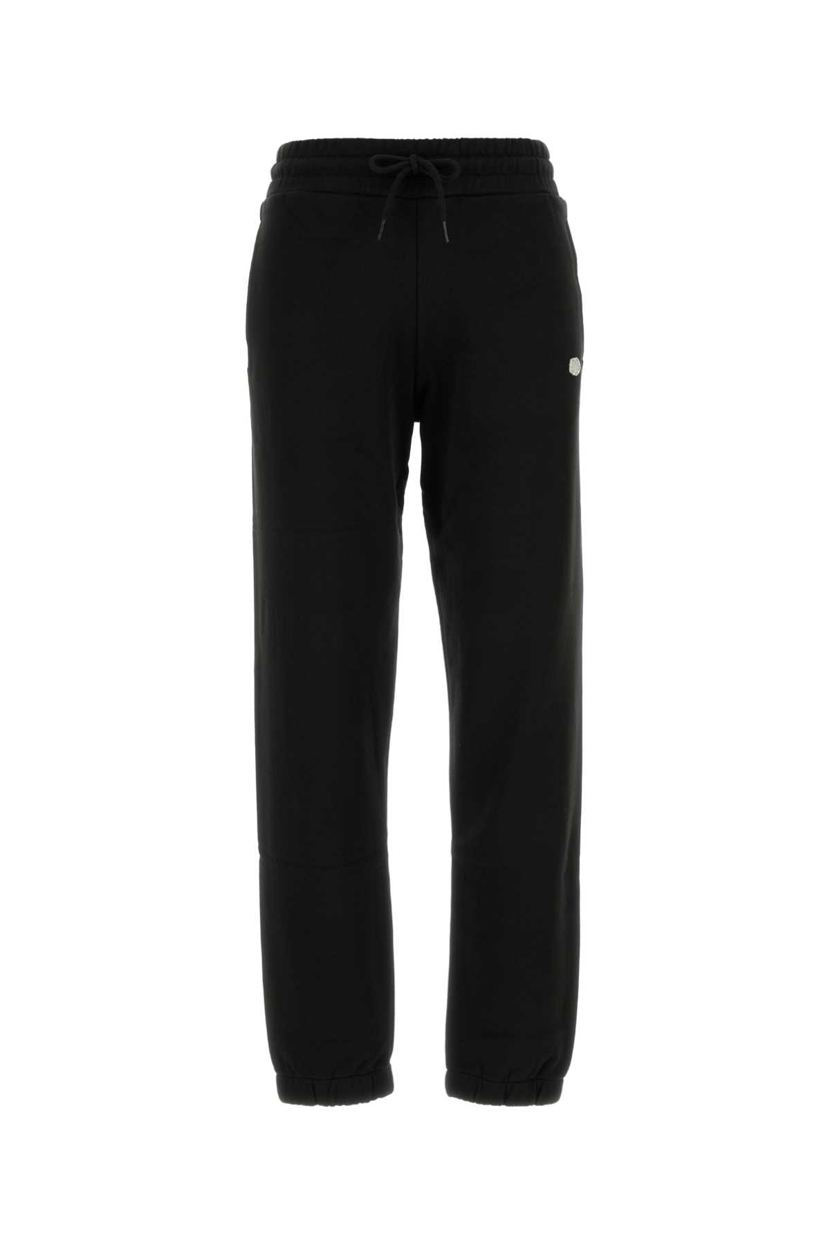 Kenzo Joggers Cotton Elastic Waistband In Black