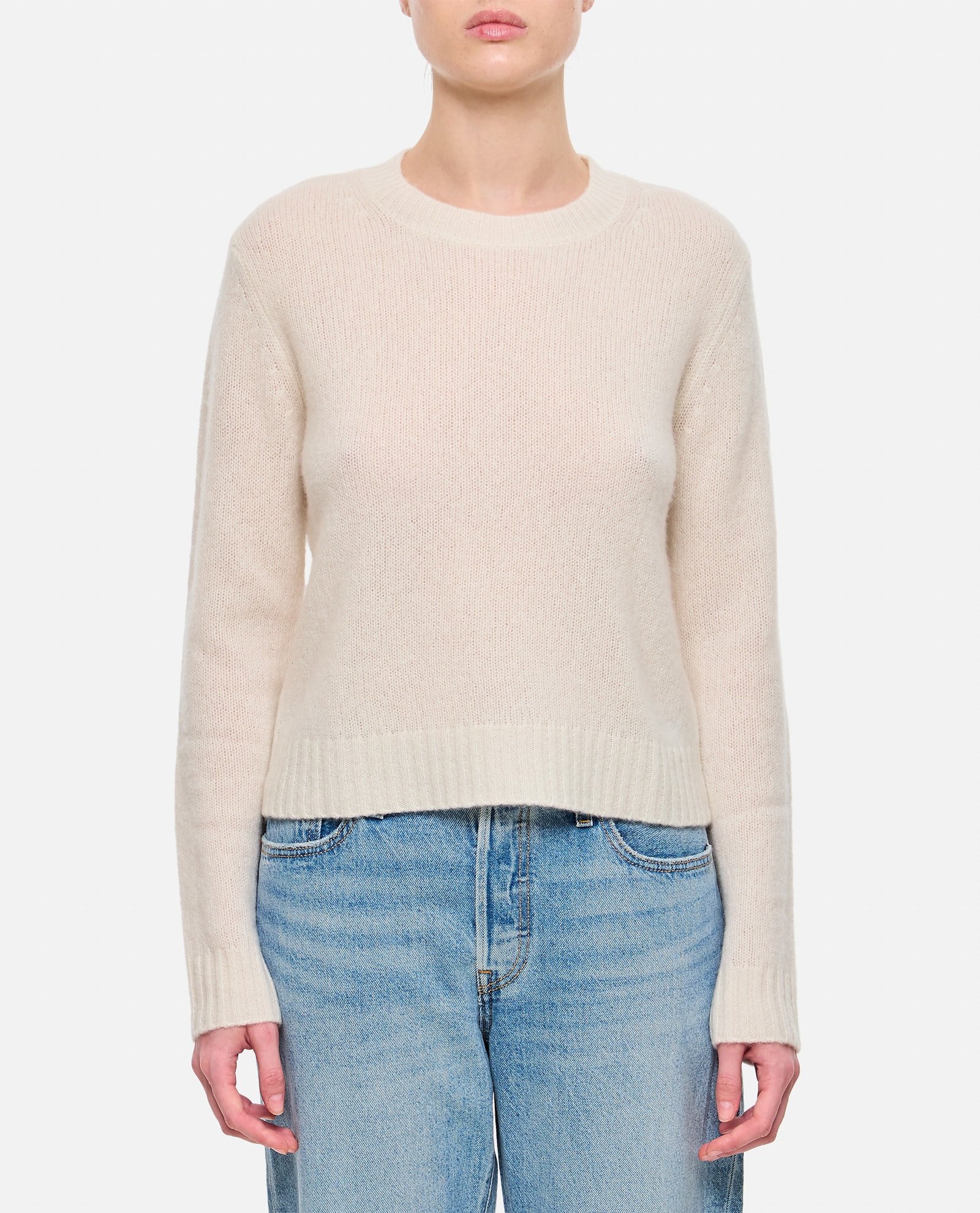 Lisa Yang Ida Cashmere Jumper In Beige