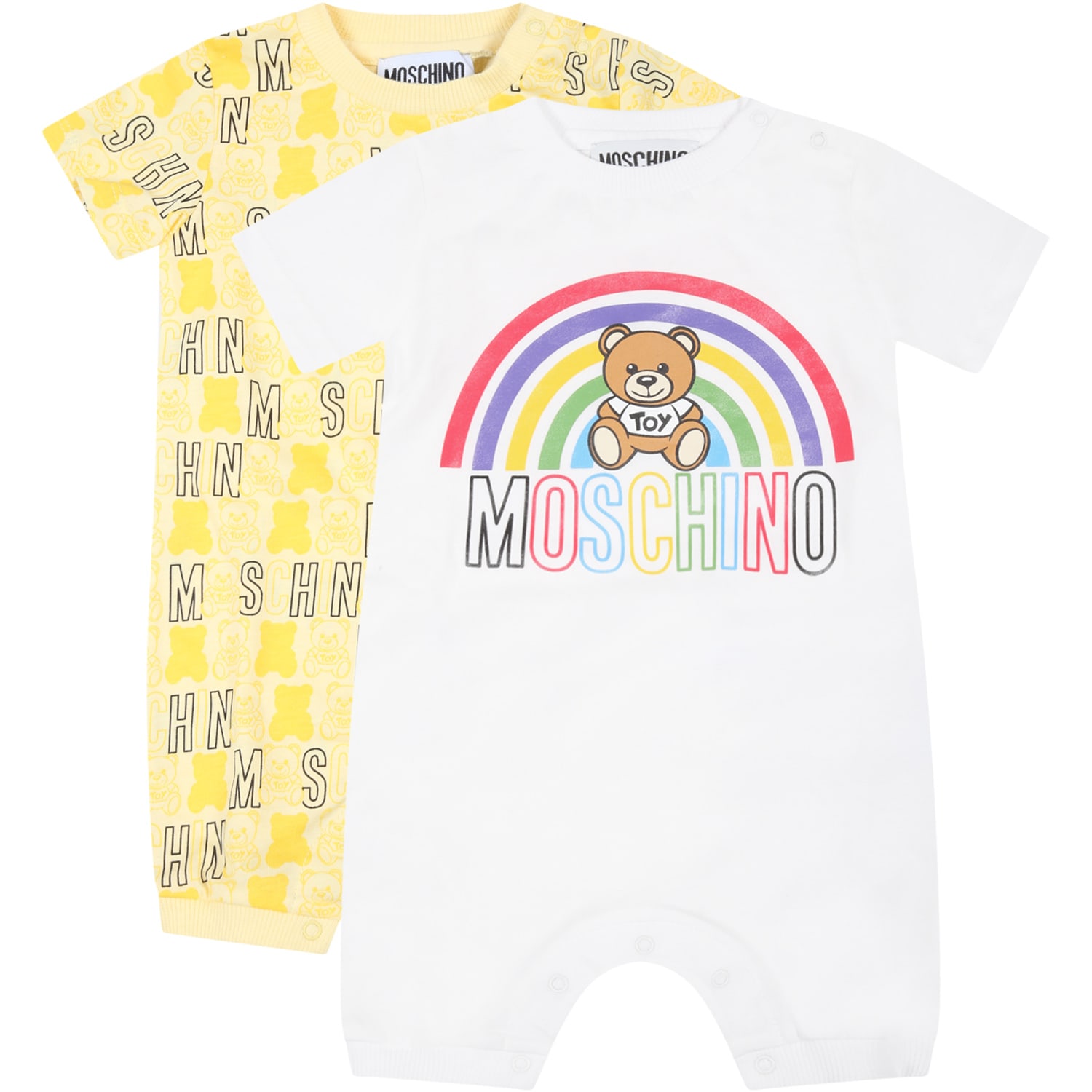Moschino Multicolor Set For Baby Kids With Logos