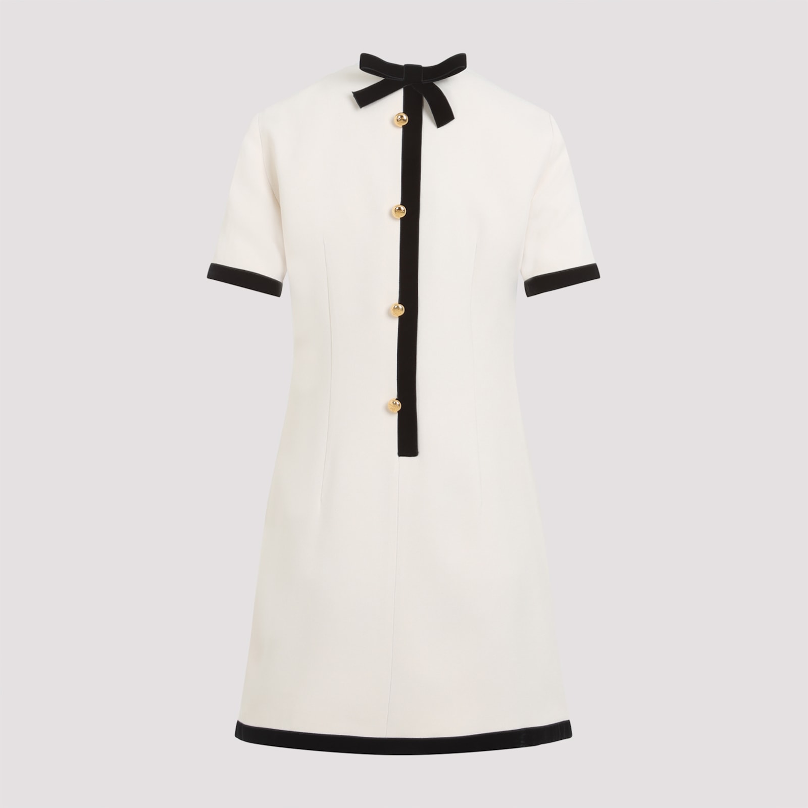 Shop Prada Sablè Mini Dress In Naturale