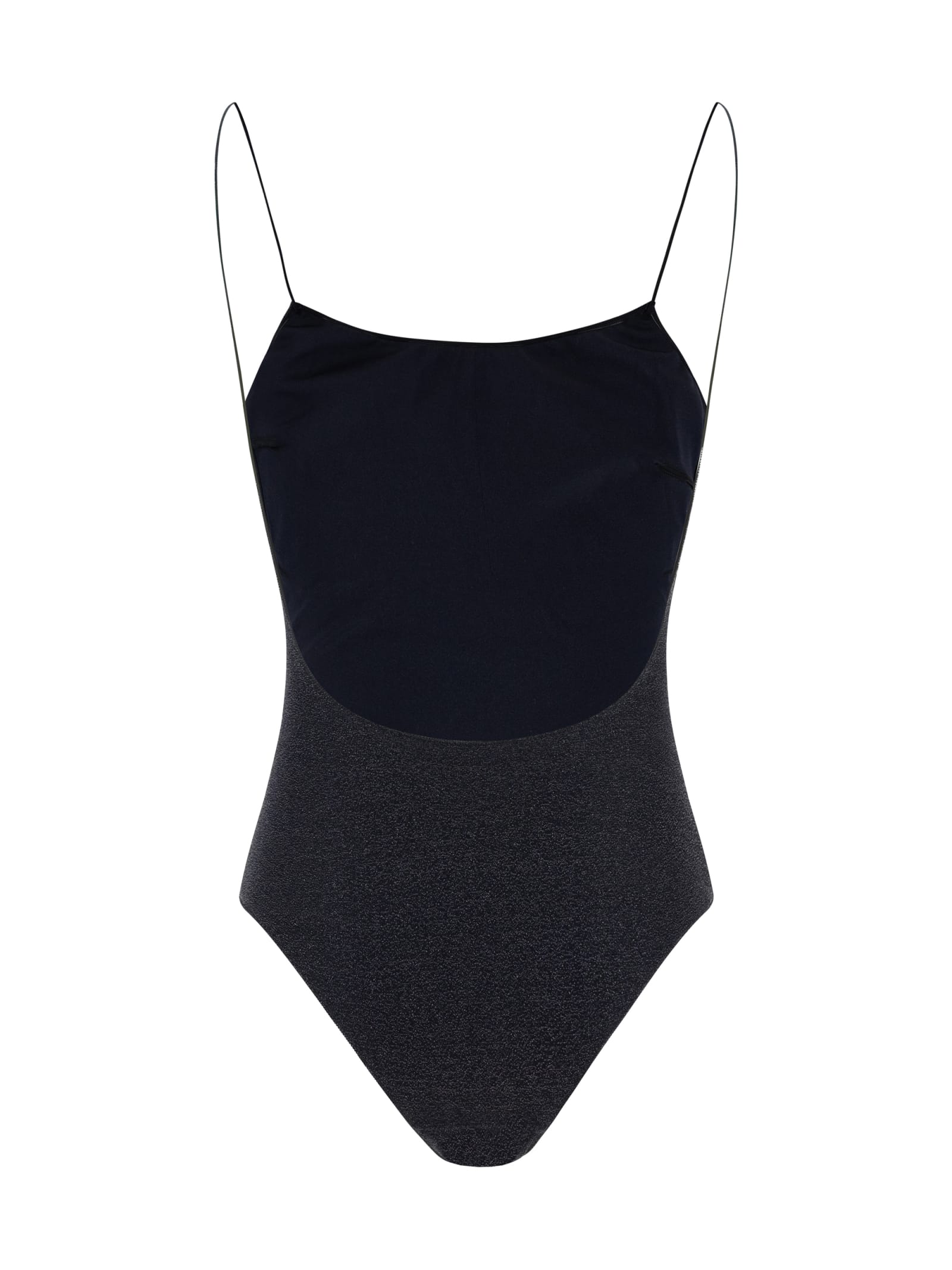 Shop Oseree Lumiere Maillot Swimsuit In Black