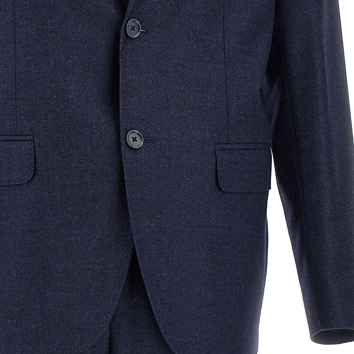 Shop Corneliani Pure Virgin Wool Two-piece Suit In Blue