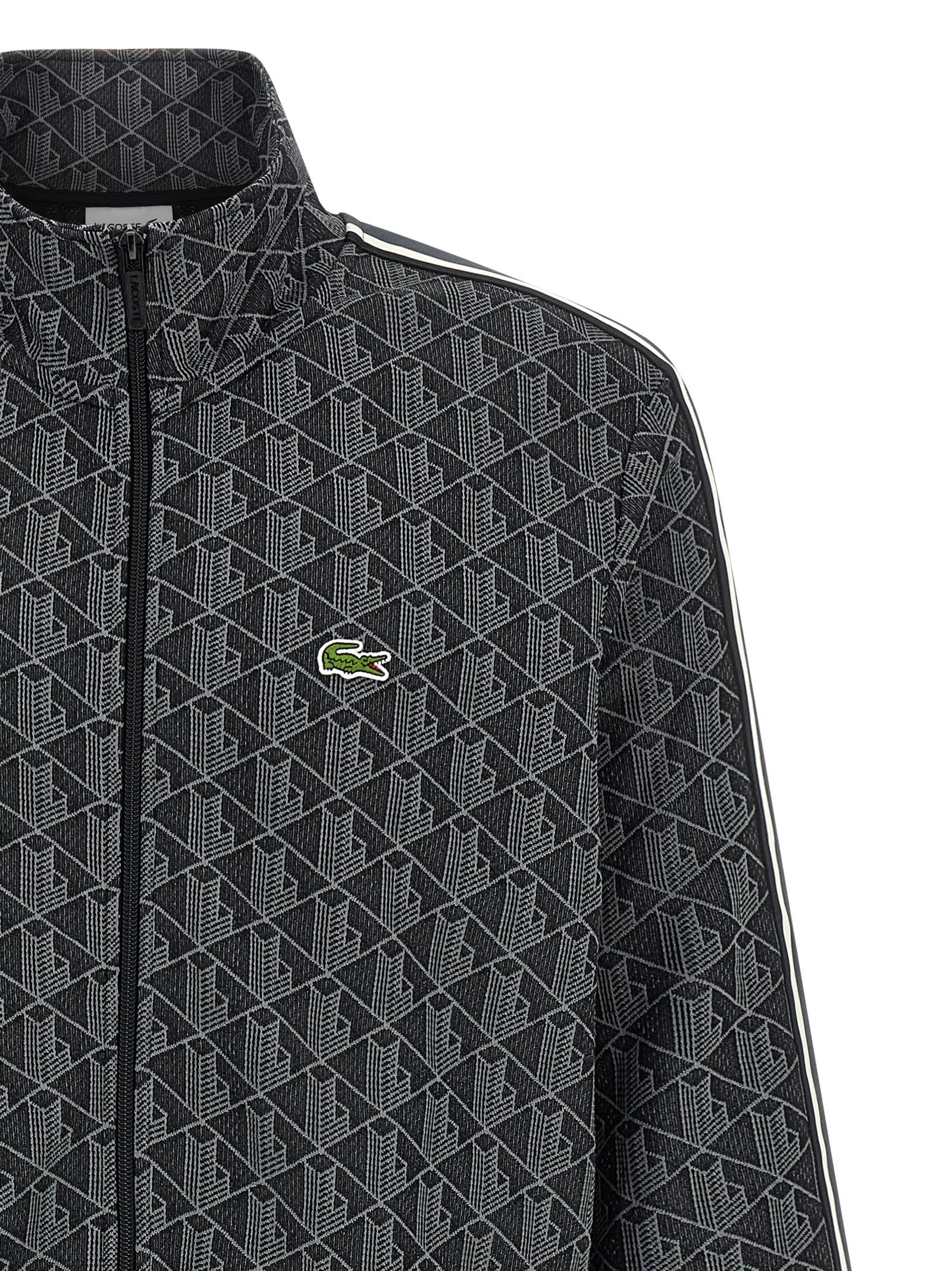 Lacoste Paris Sweatshirt In Gray