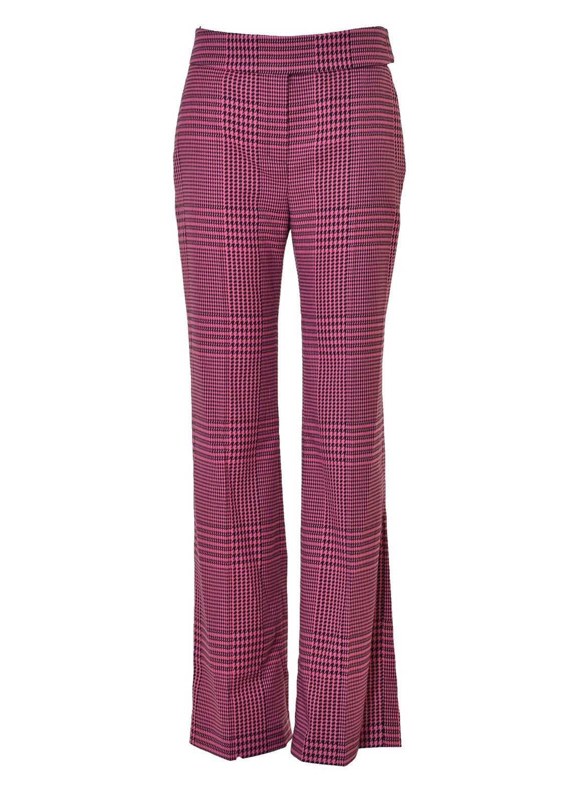 Alexandre Vauthier Checkered Straight-leg Tailored Pants