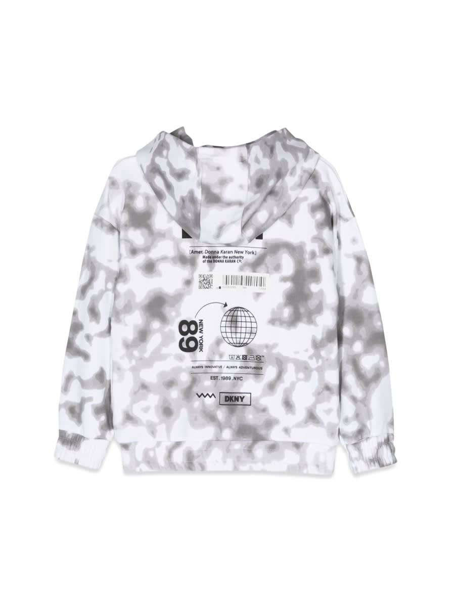 Dkny Zipper And Hoodie In Multicolour