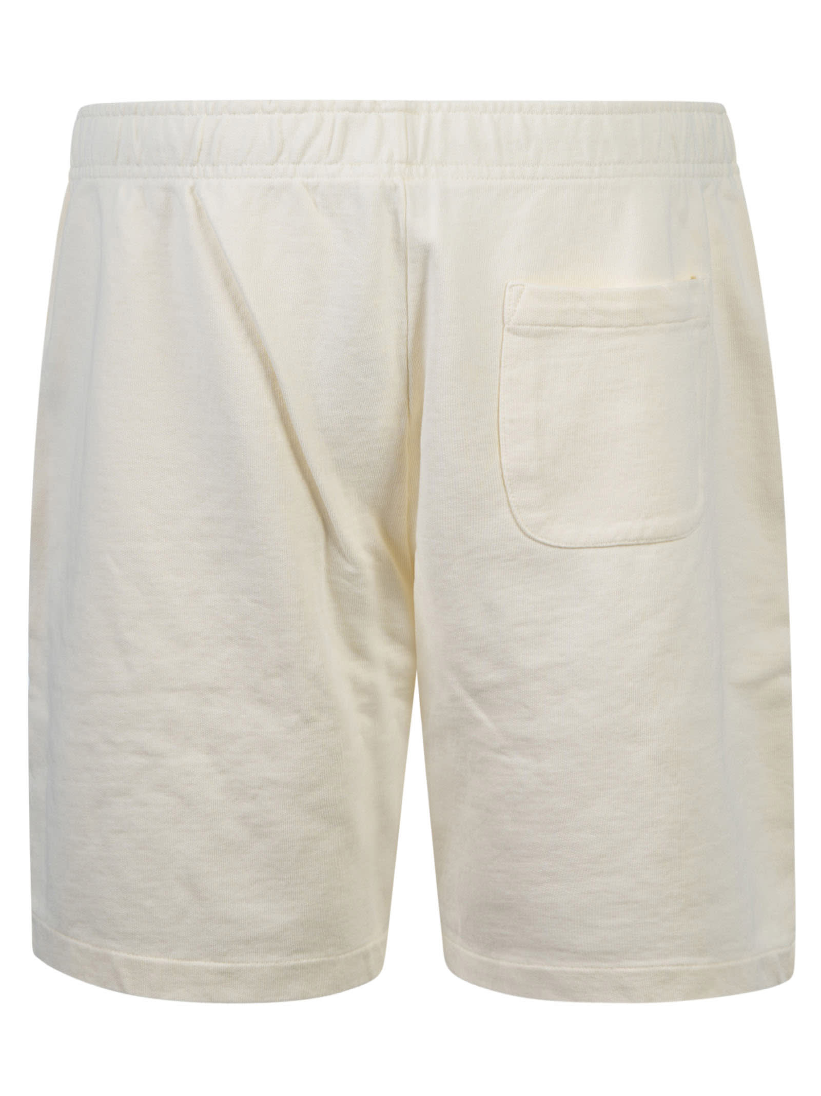 Shop Ralph Lauren Laced Shorts In Cream