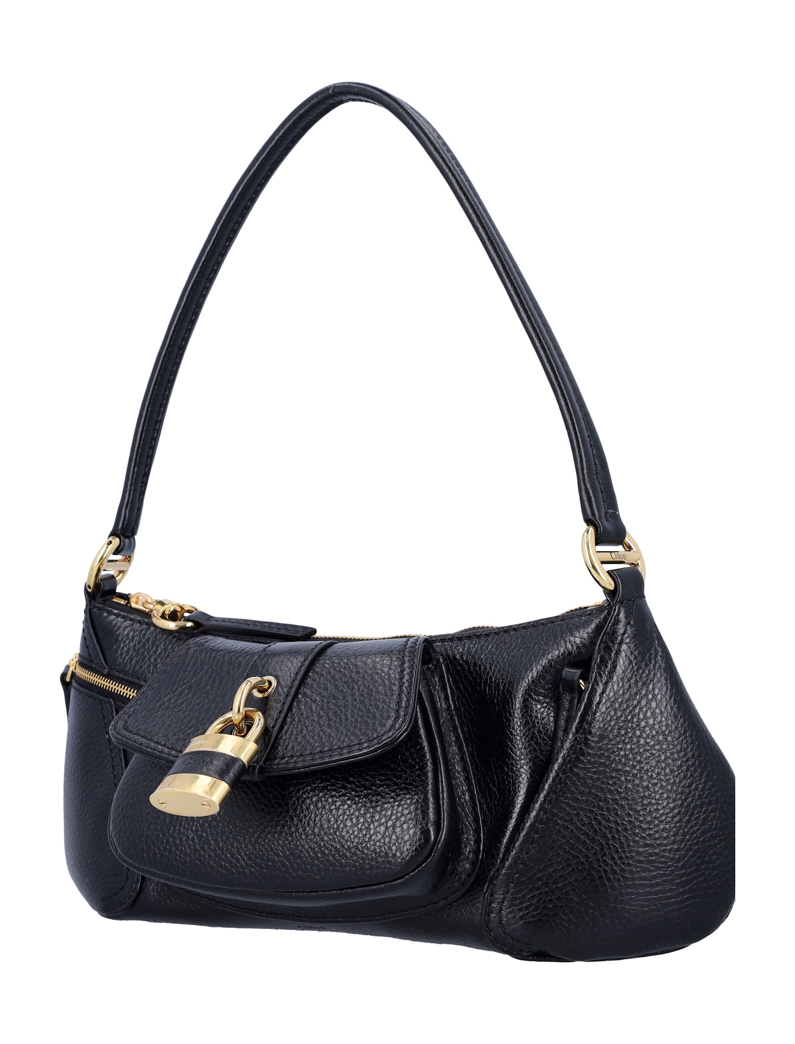 Shop Chloé The 99 Shoulder Bag In Black