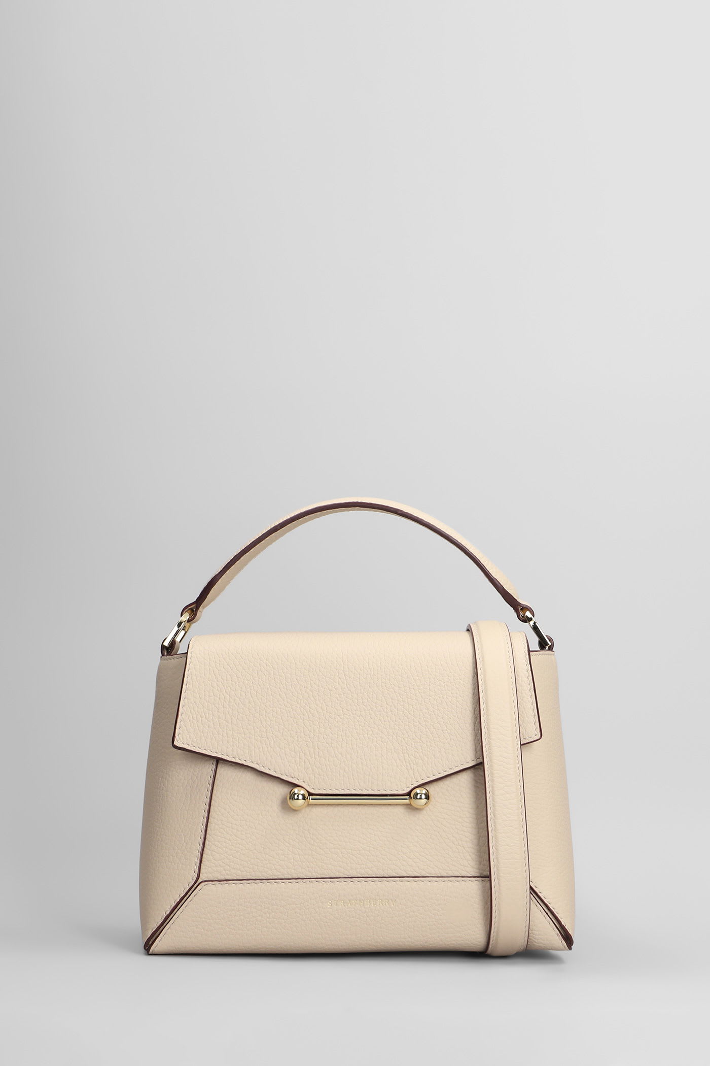 Mosaic Shoulder Bag In Taupe Leather