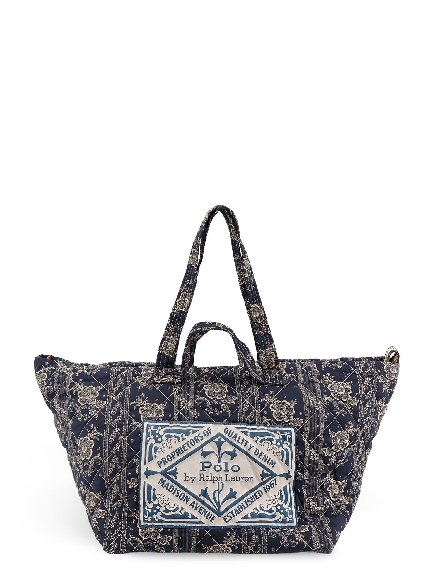 Polo Ralph Lauren Cotton Shoulder Bag With Floral Print