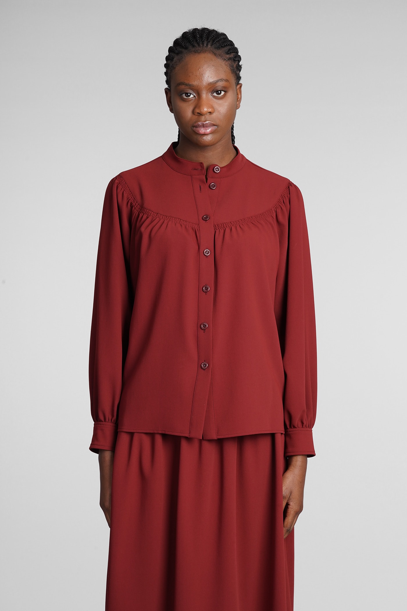 See by Chloé Blouse In Red Polyester
