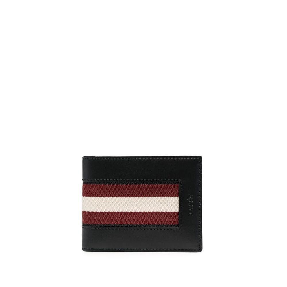 Bally Logo Embossed Bi-fold Wallet