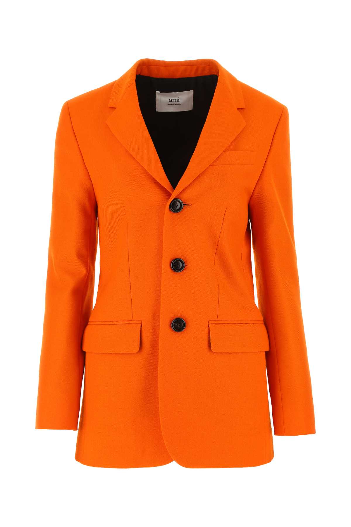 Orange Wool Blazer
