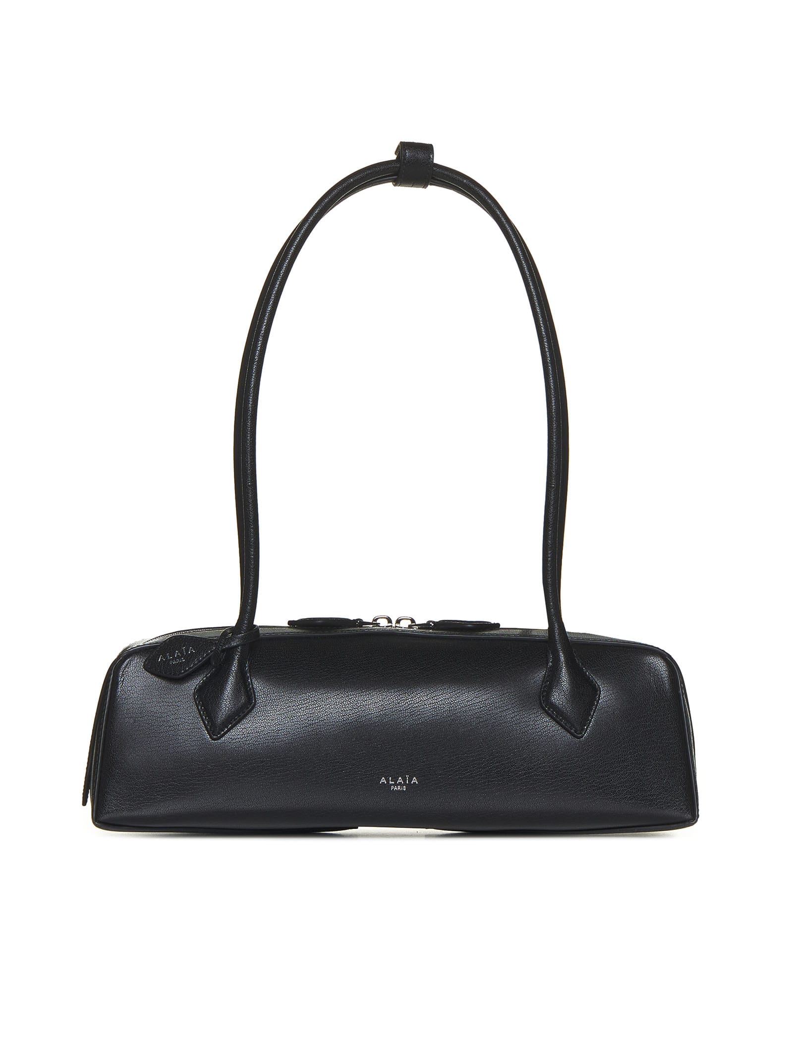 Alaïa Alaia Women Teckel Medium Leather Shoulder Bag In Black