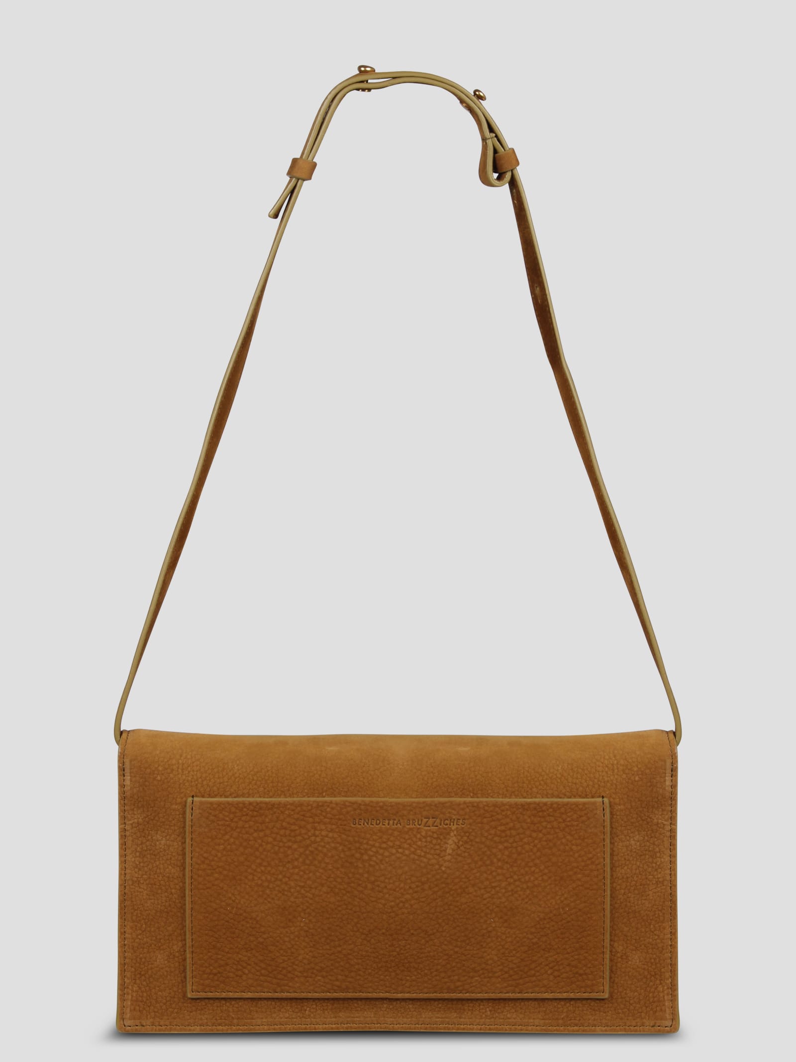 Shop Benedetta Bruzziches Una Nessuna Centomila Amber Shoulder Bag In Brown