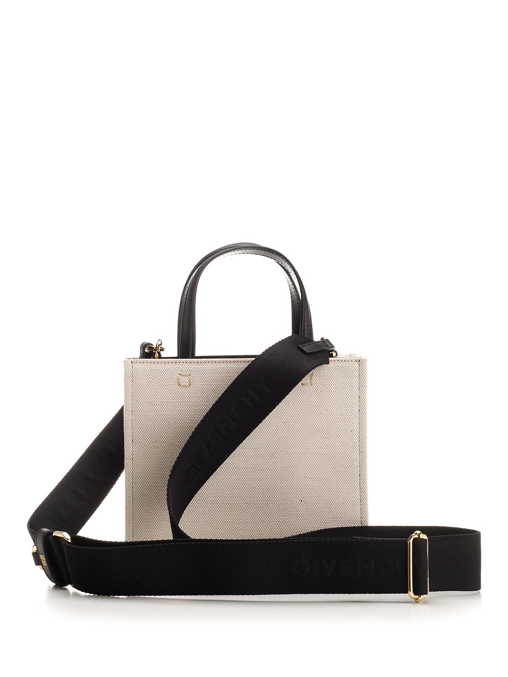 Shop Givenchy G Mini Tote In White