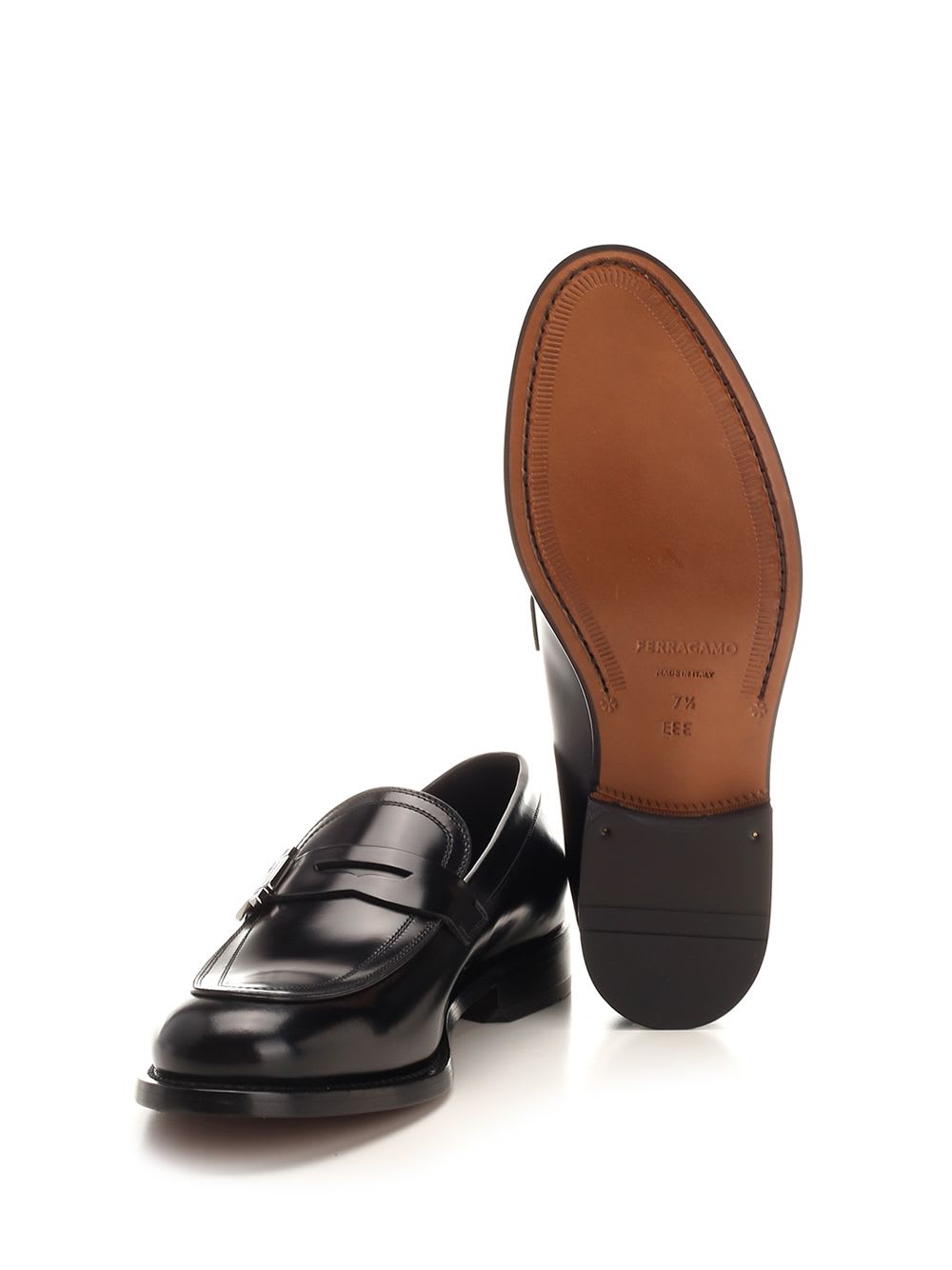 FERRAGAMO GANCINI ORNAMENT LOAFER 