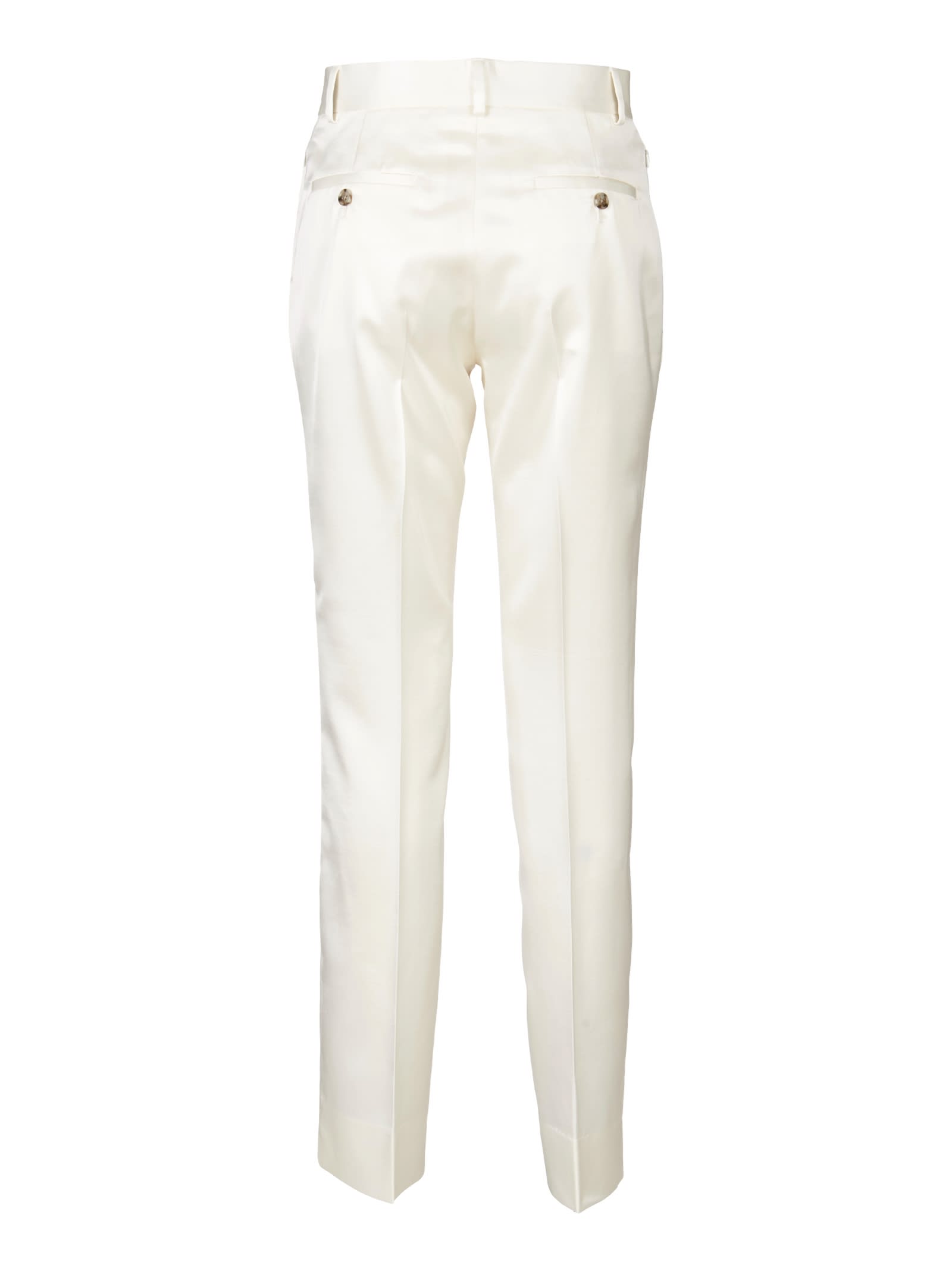 Shop Paul Smith Trousers In Cream