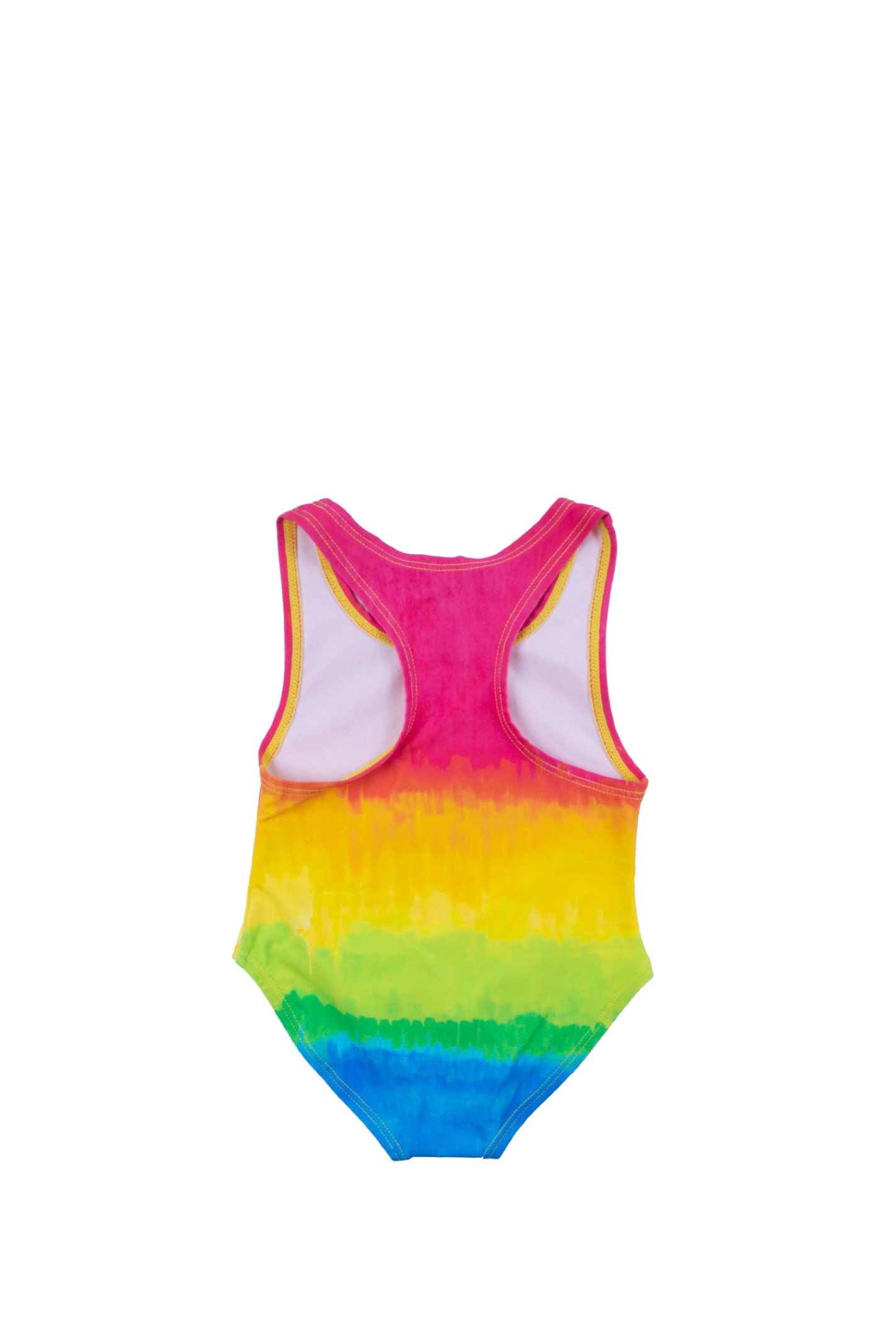 Shop Stella Mccartney Nylon One Piece Swimsuit In Multicolor