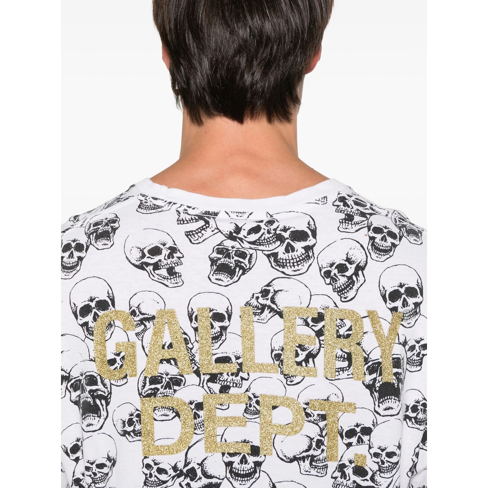 Gallery Dept. Skull-print T-shirt In White