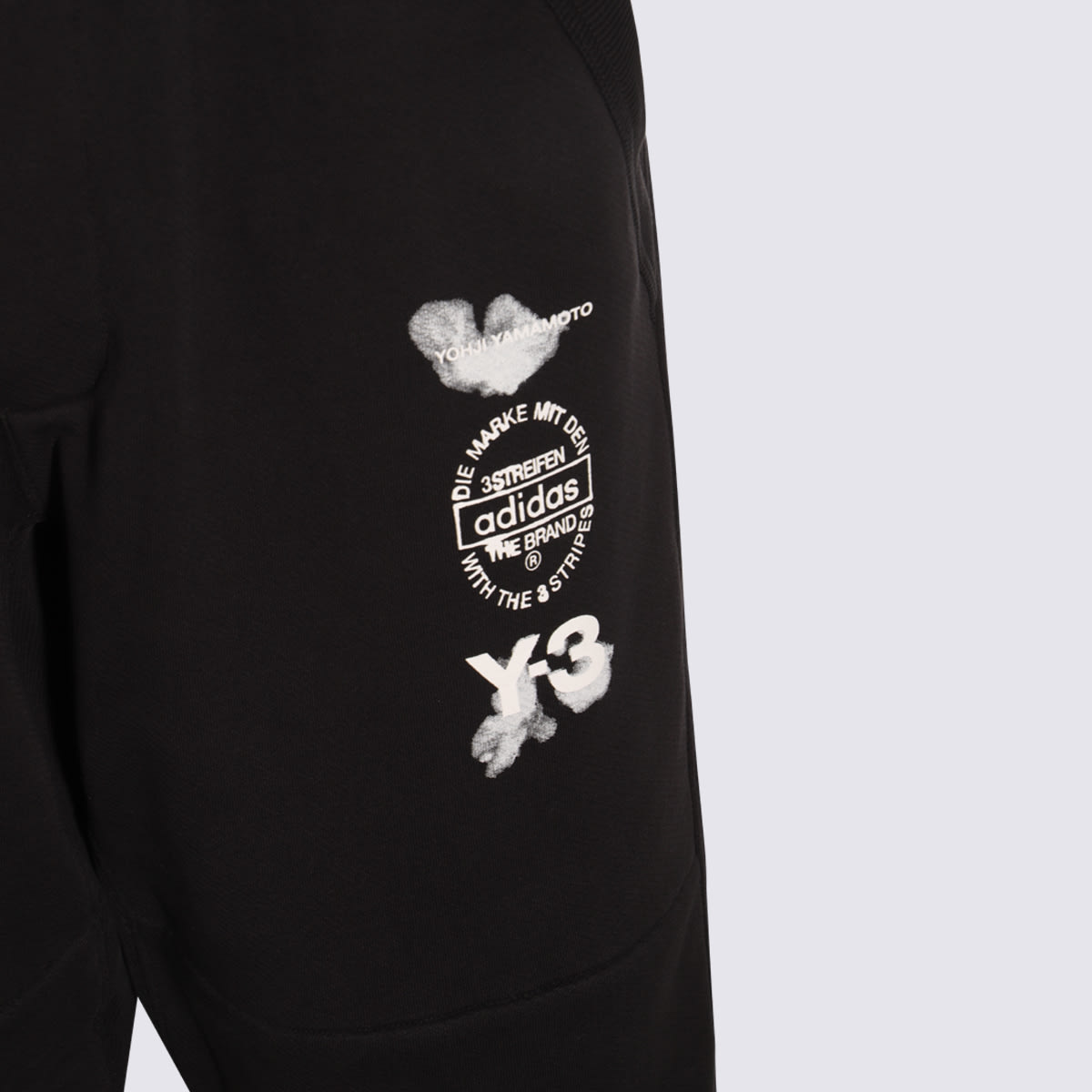 Y-3 Black Pants In Black