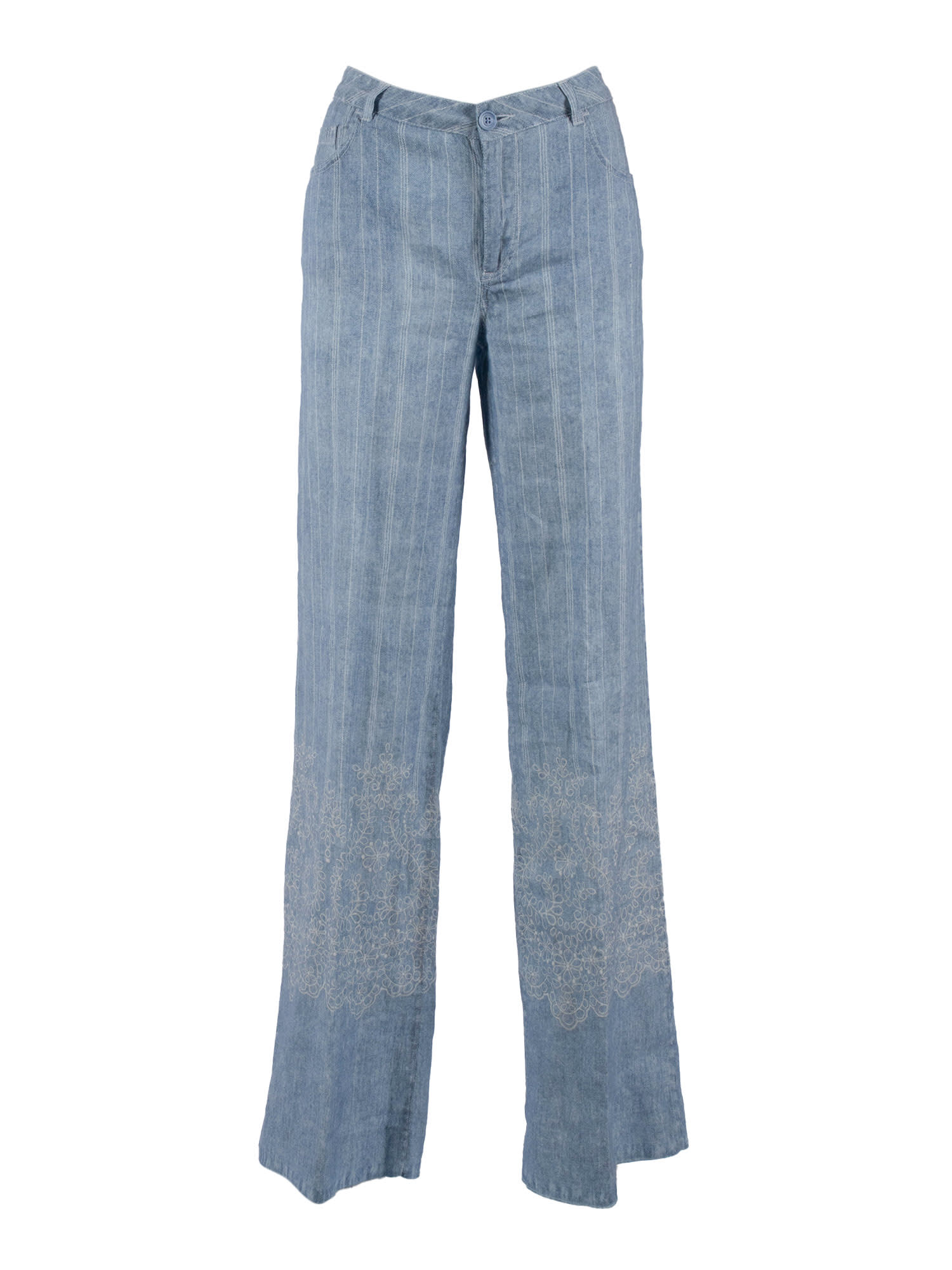 Ermanno Ermanno Scervino Pants In Blue
