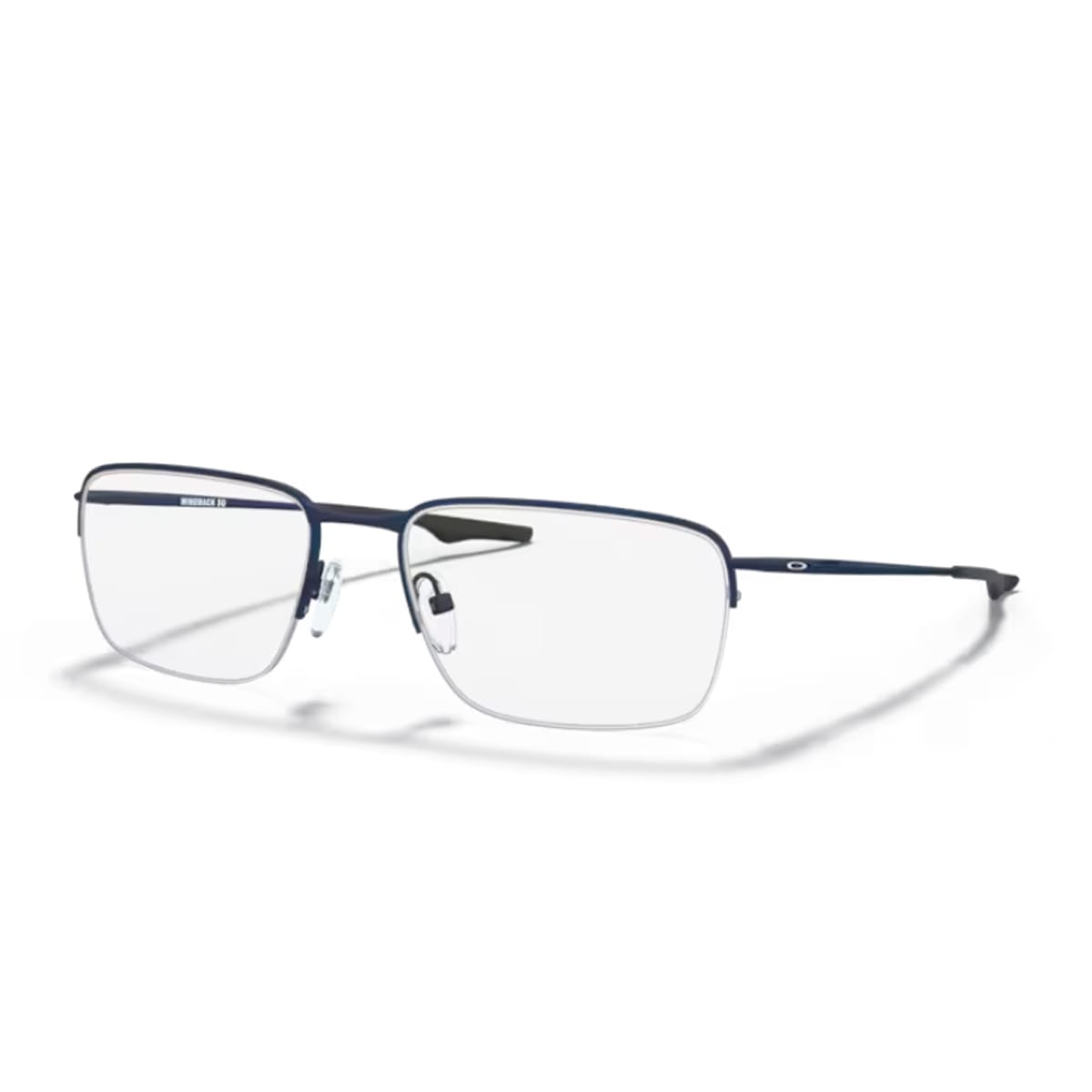 Oakley Wingback Sq 54mm Semirimless Rectangular Optical Glasses In Blue