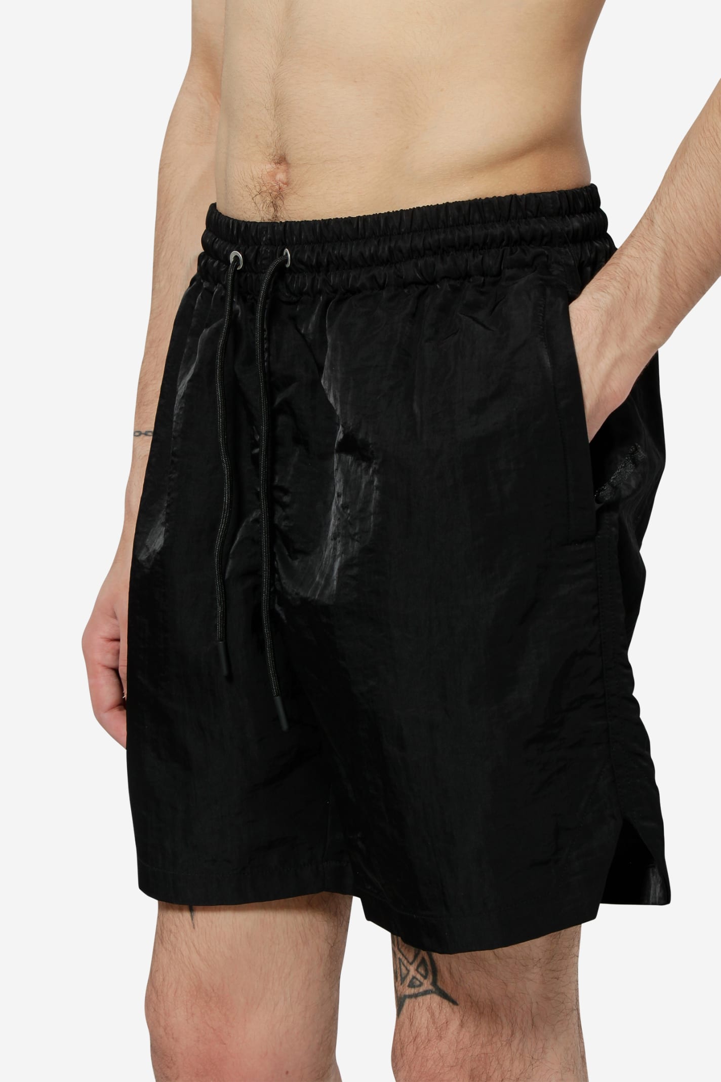 Shop Sunflower Mike Shorts In Black