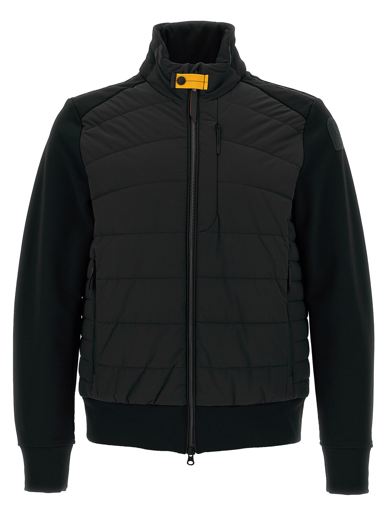 Parajumpers Mick Quilted High-neck Jacket In Black