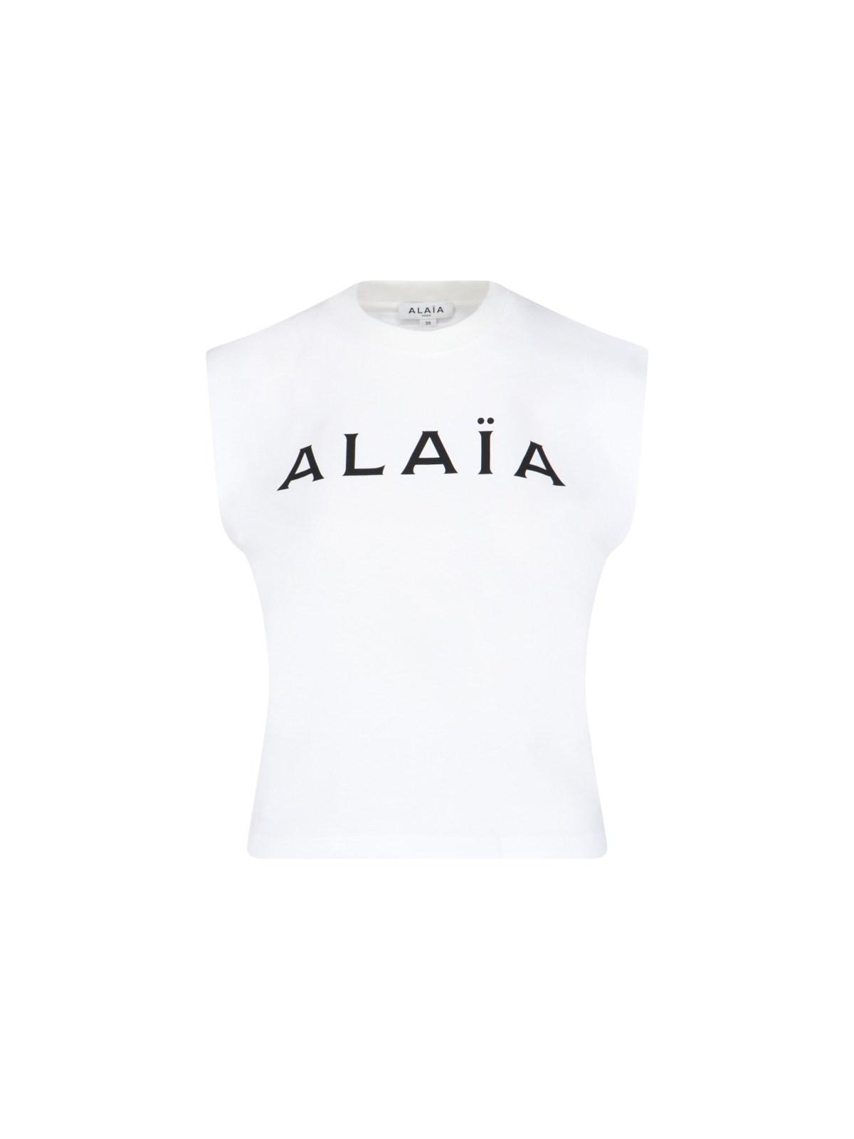 alaia logo t-shirt