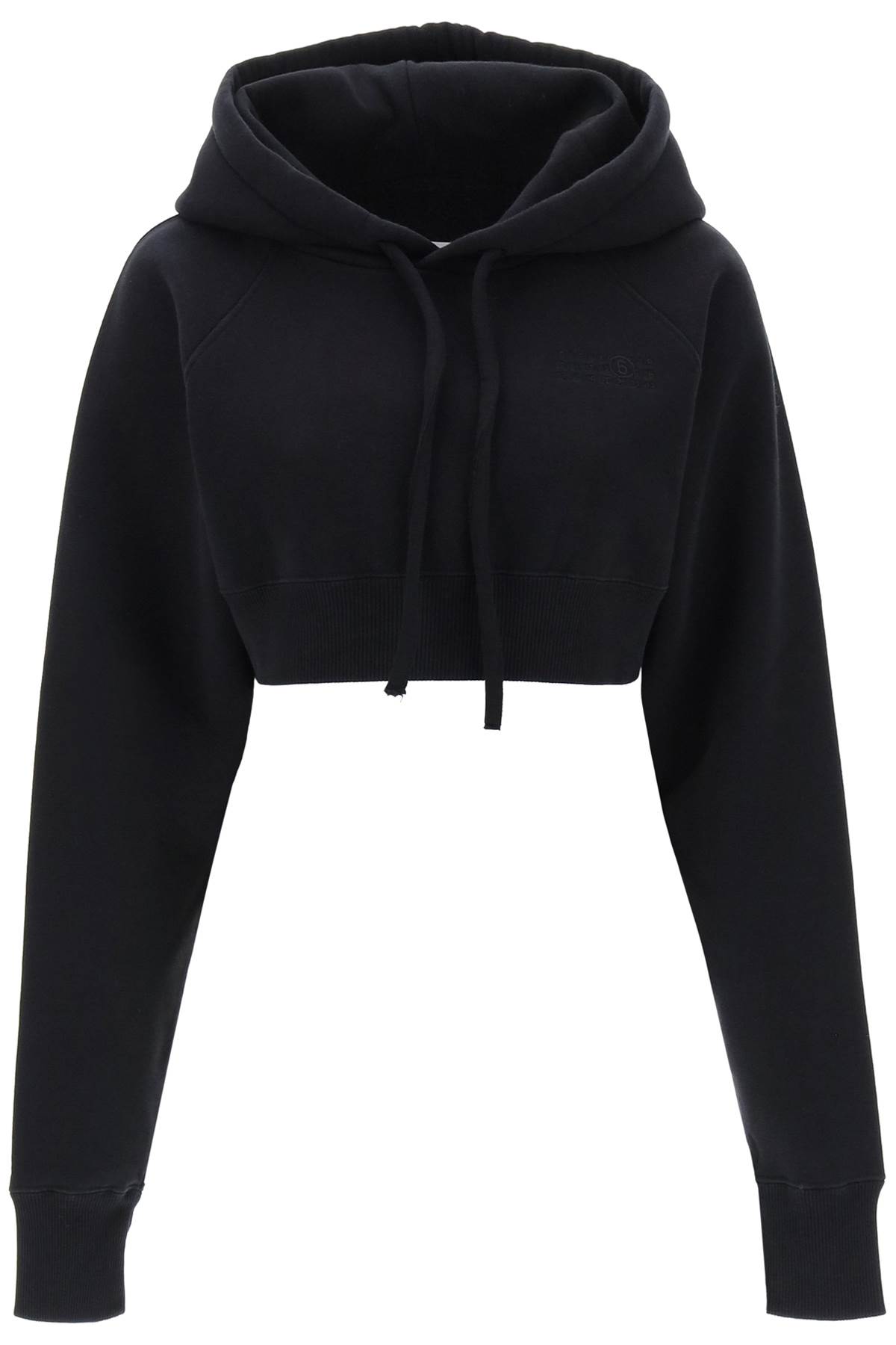 Cropped Hoodie With Numeric Logo