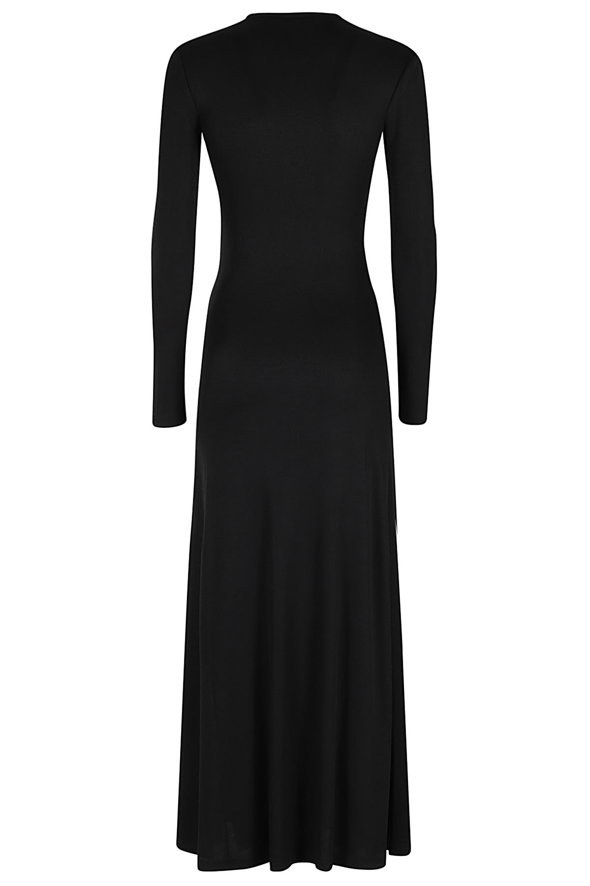 Shop Christopher Esber Open Twist Anglaise Dress In Black