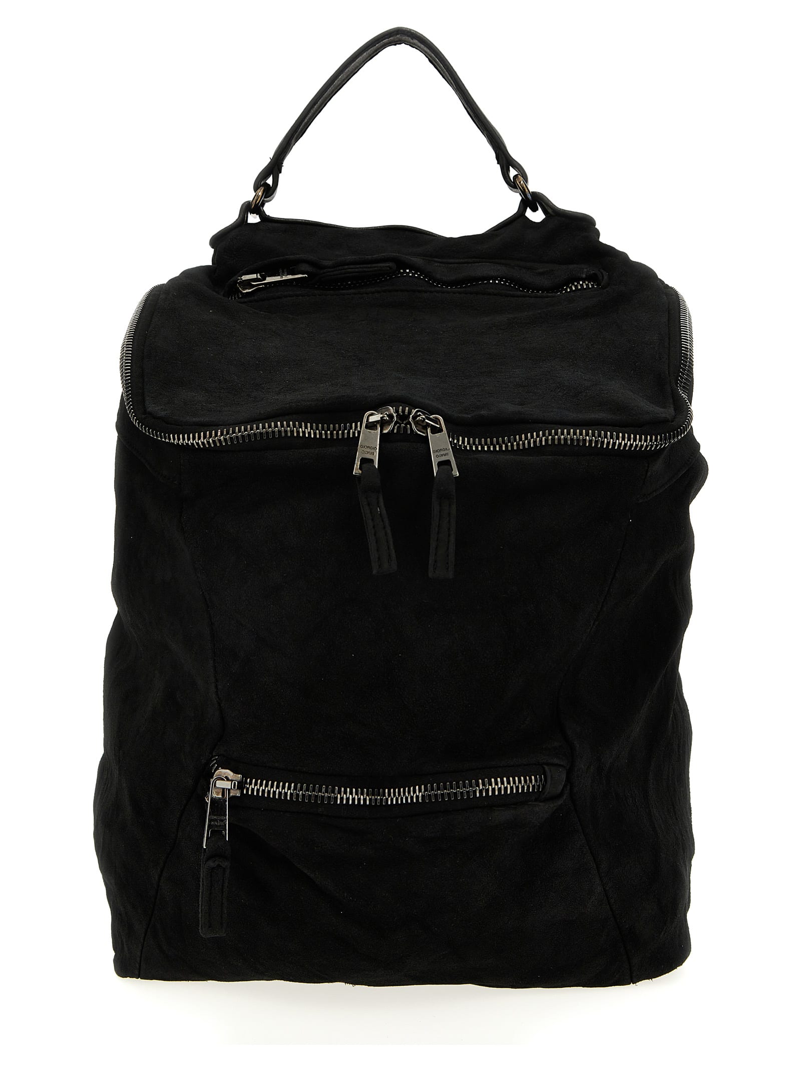 Giorgio Brato Leather Suede Backpack