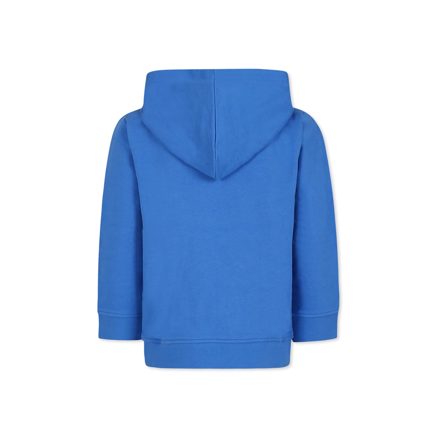 Stella Mccartney Hoodie Mit Logo-print In Light Blue