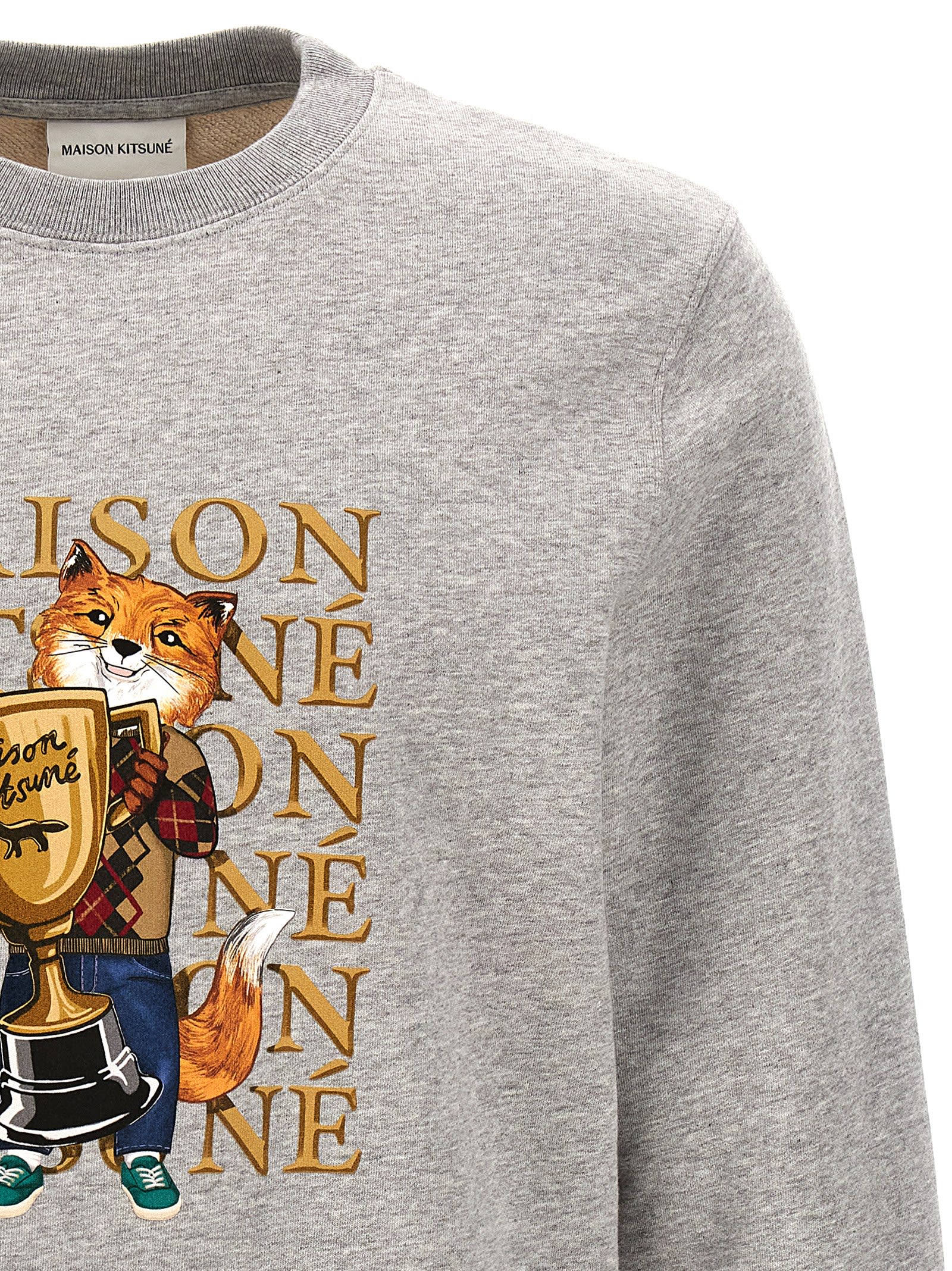 Maison Kitsuné fox Champion Sweatshirt | Smart Closet