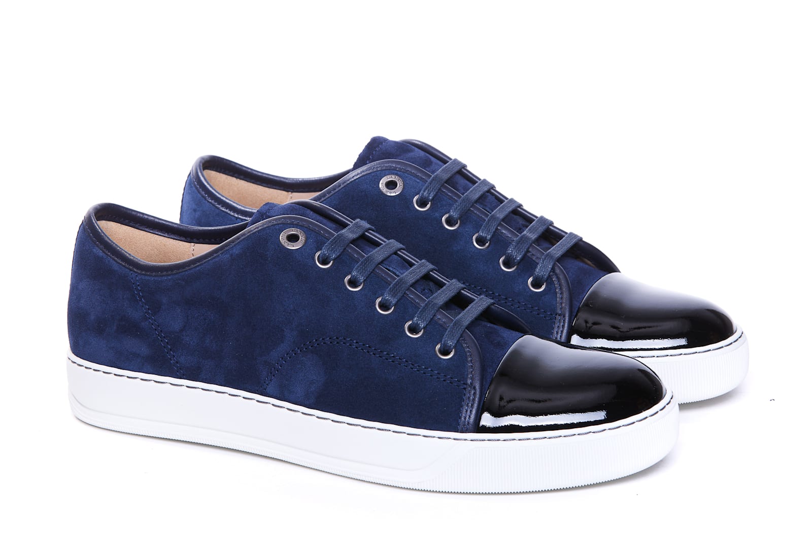 Shop Lanvin Dbb1 Sneakers In Blue