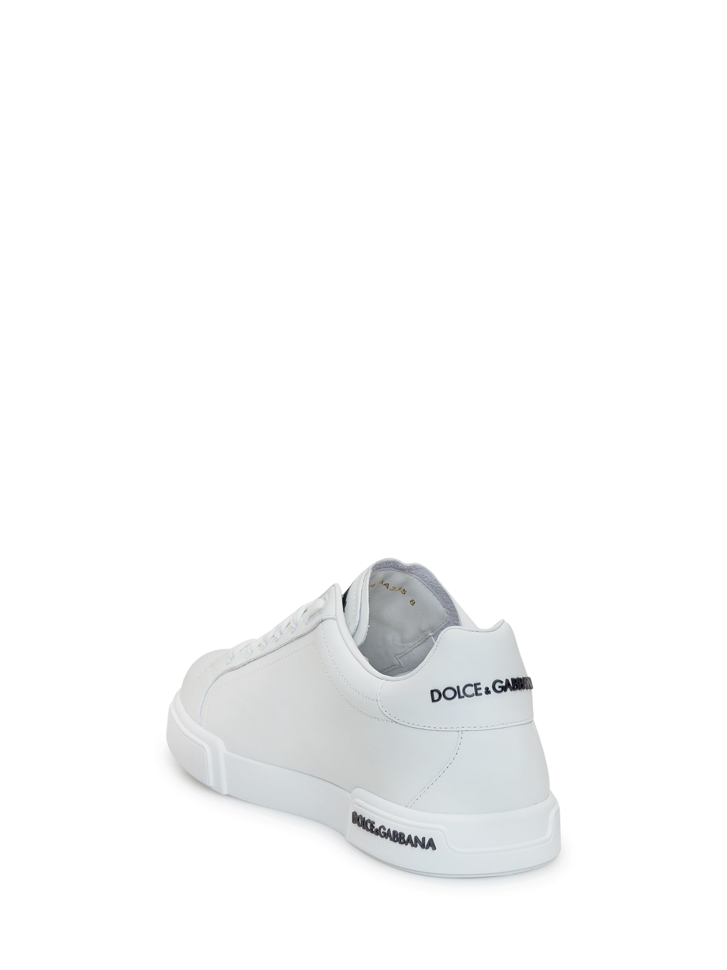Shop Dolce & Gabbana Portofino Sneakers In White