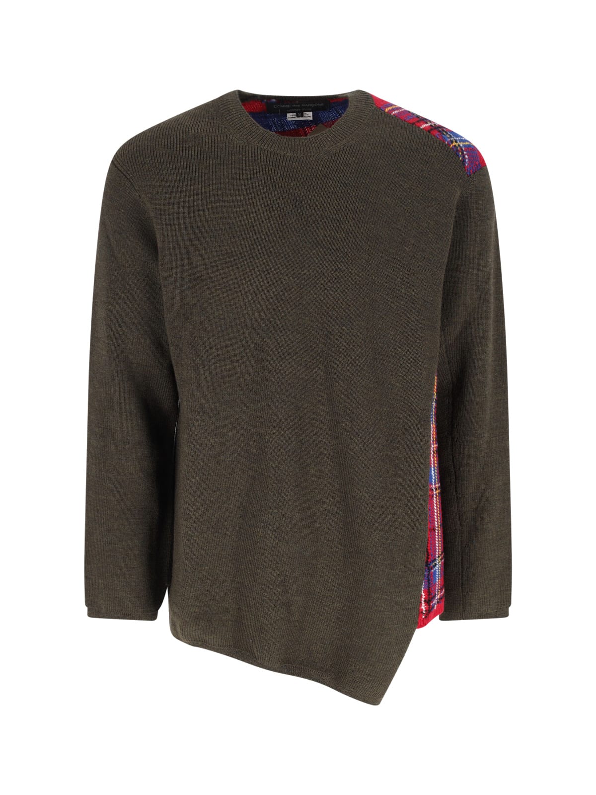 Comme Des Garçons Homme Deux Wool Sweater In Green