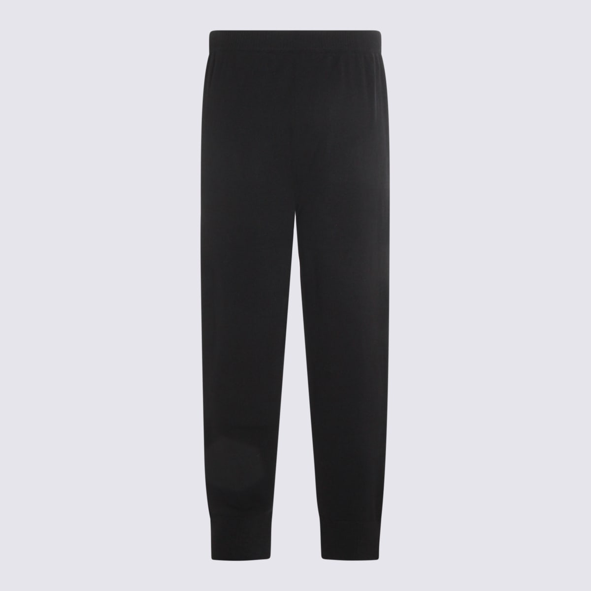 Antonelli Tie-up Knitted Track Pants In Black