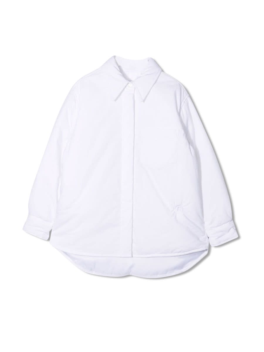 Mm6 Maison Margiela Kids' Camicia In White