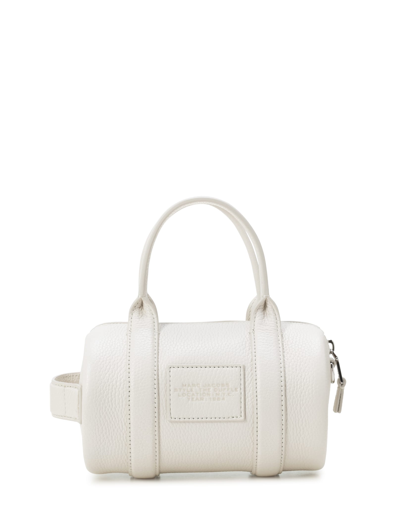 Shop Marc Jacobs Shoulder Bags In Cotton/silver