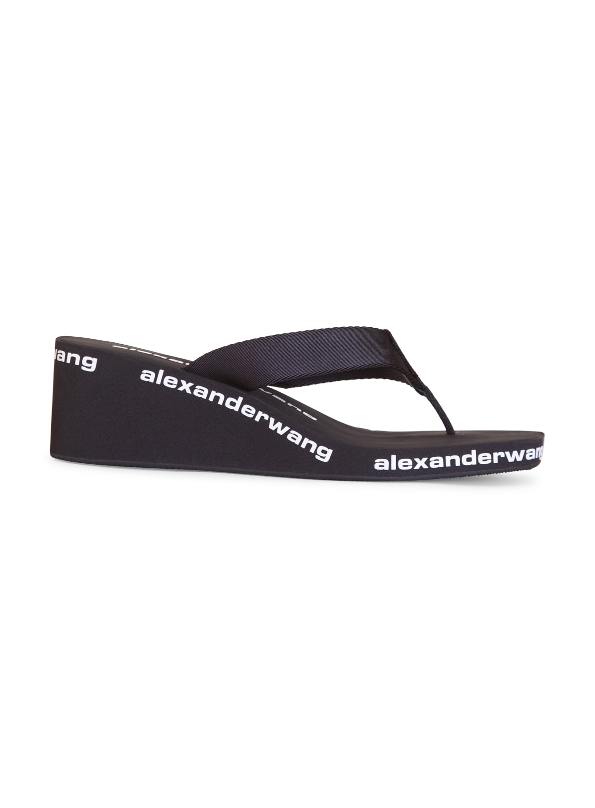 Alexander Wang Nylon Wedge Flip Flops