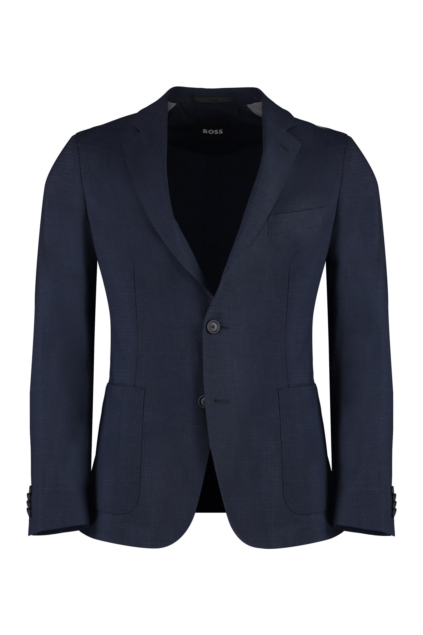 HUGO BOSS MIXED WOOL TWO-PIECES SUIT