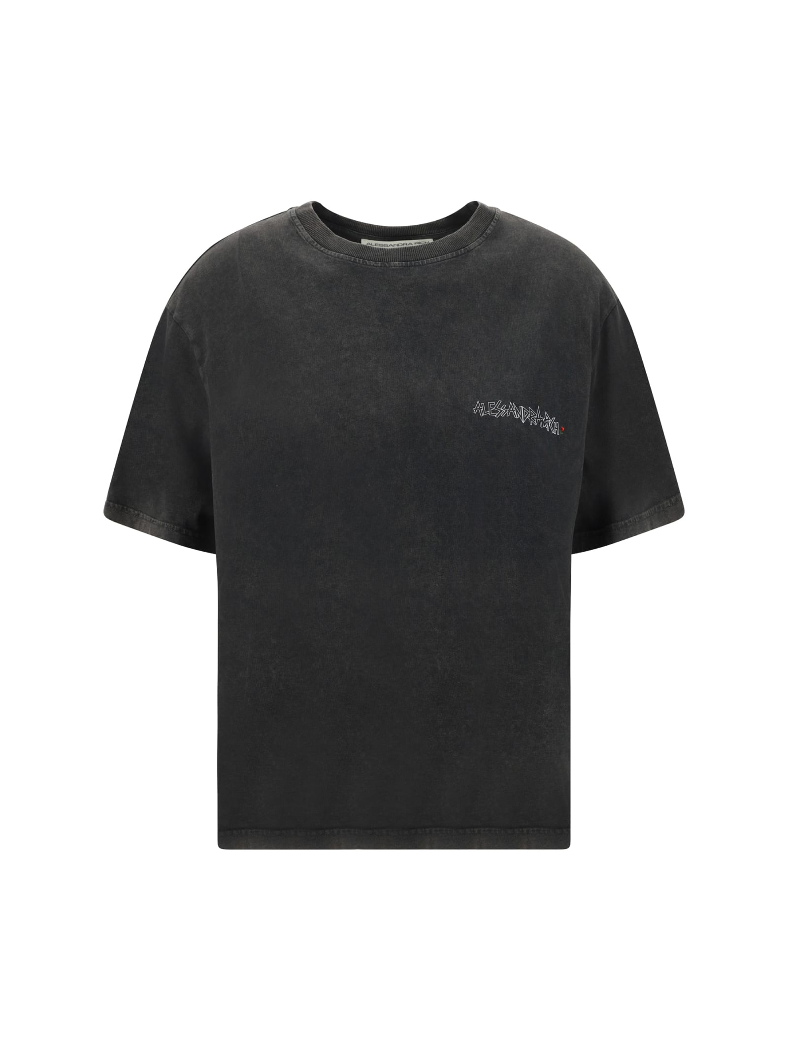 Shop Alessandra Rich T-shirt In Grey