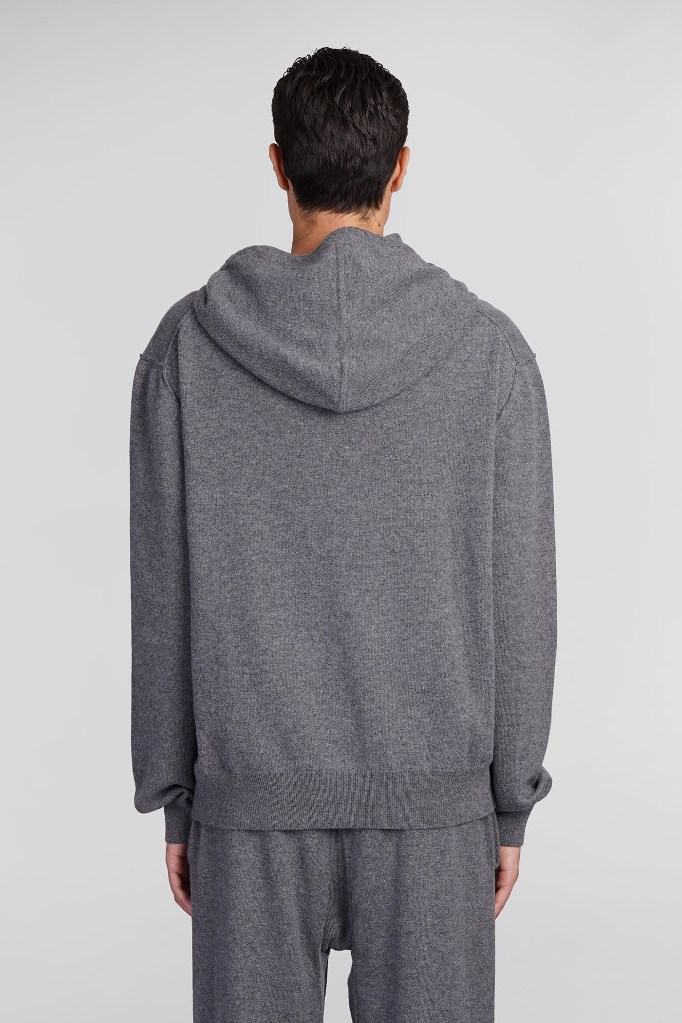 Shop Maison Margiela Sweatshirt In Grey Wool