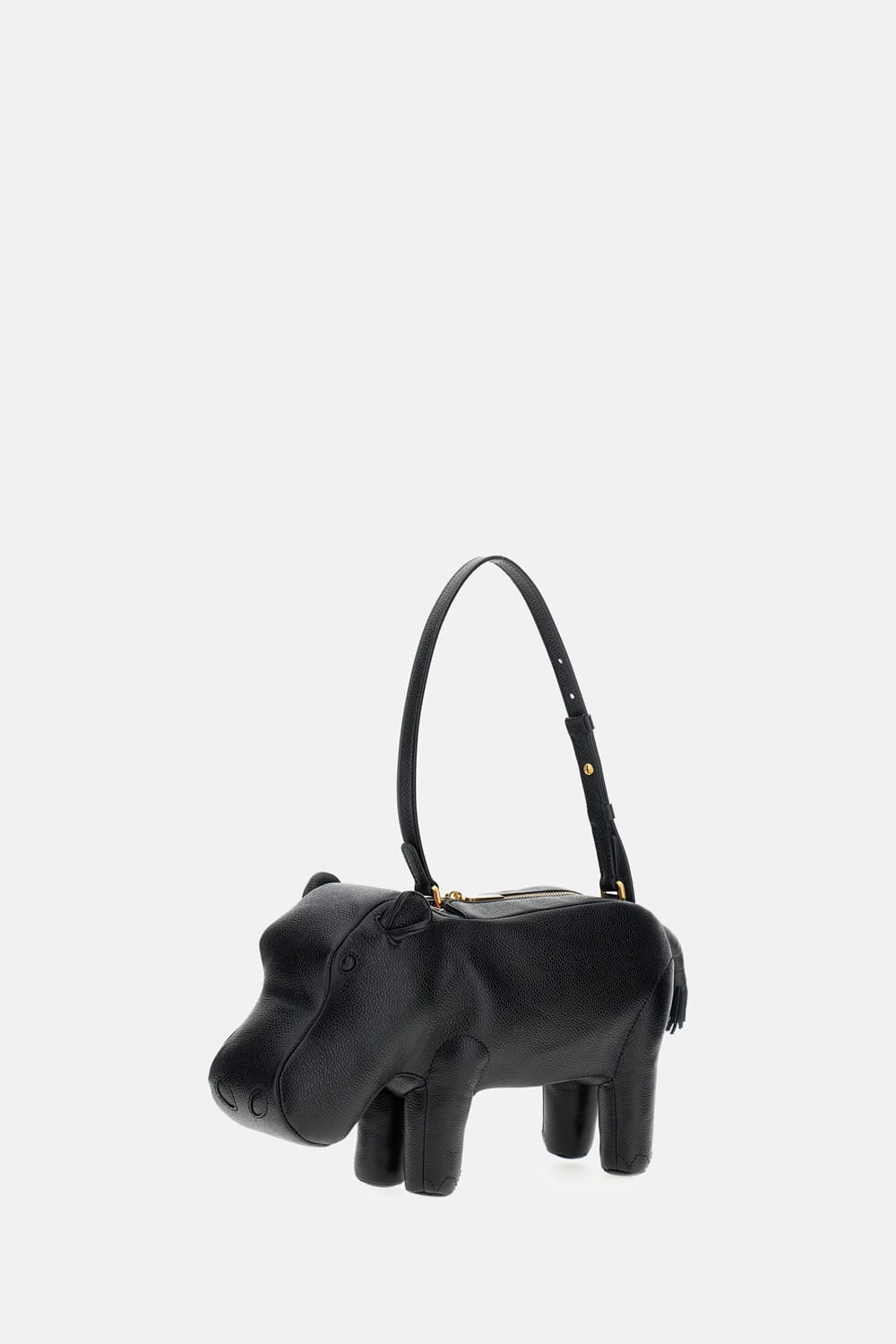 Thom Browne Hippo Baguette Bag In Black