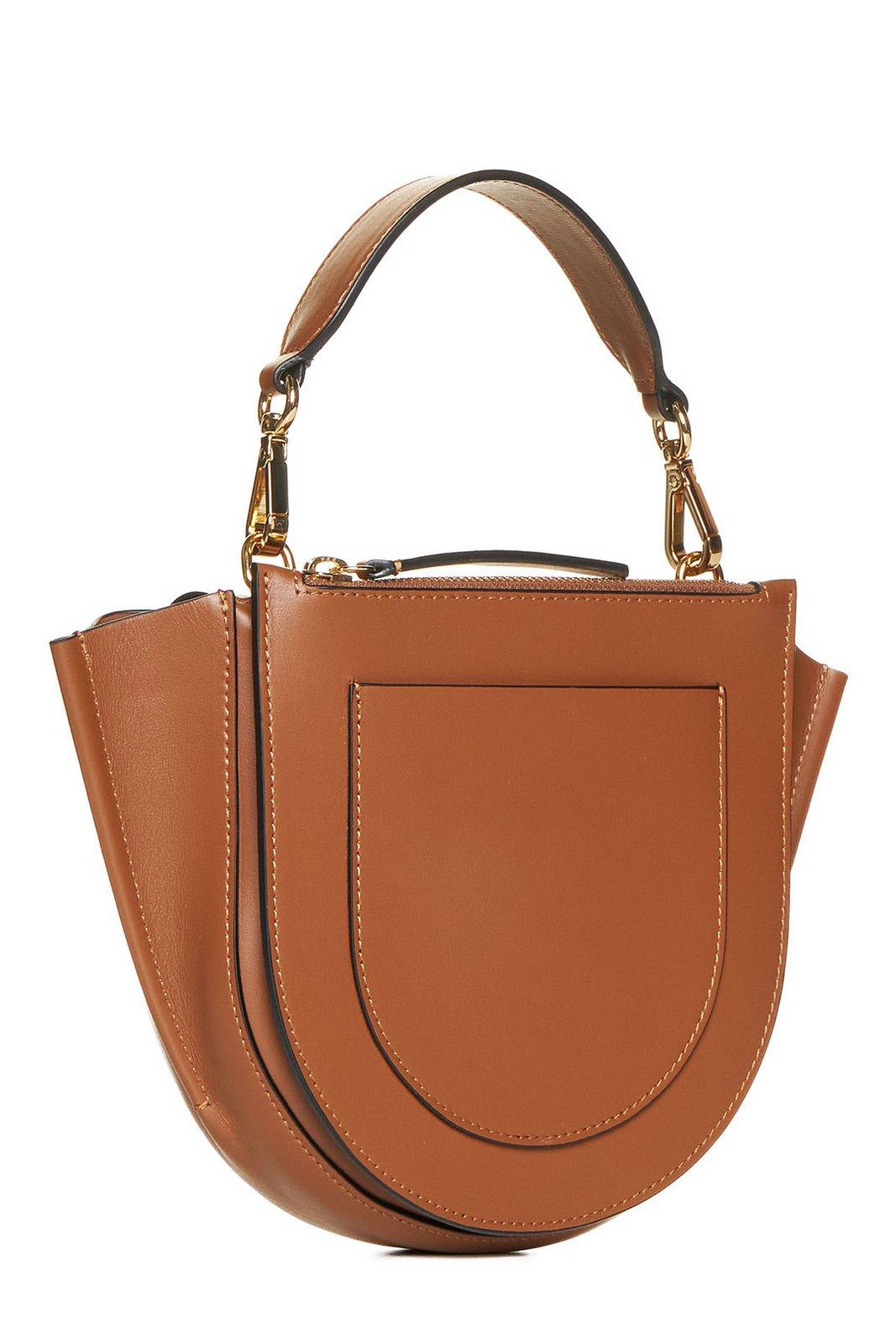 Wandler Hortensia Mini Tote Bag In Brown