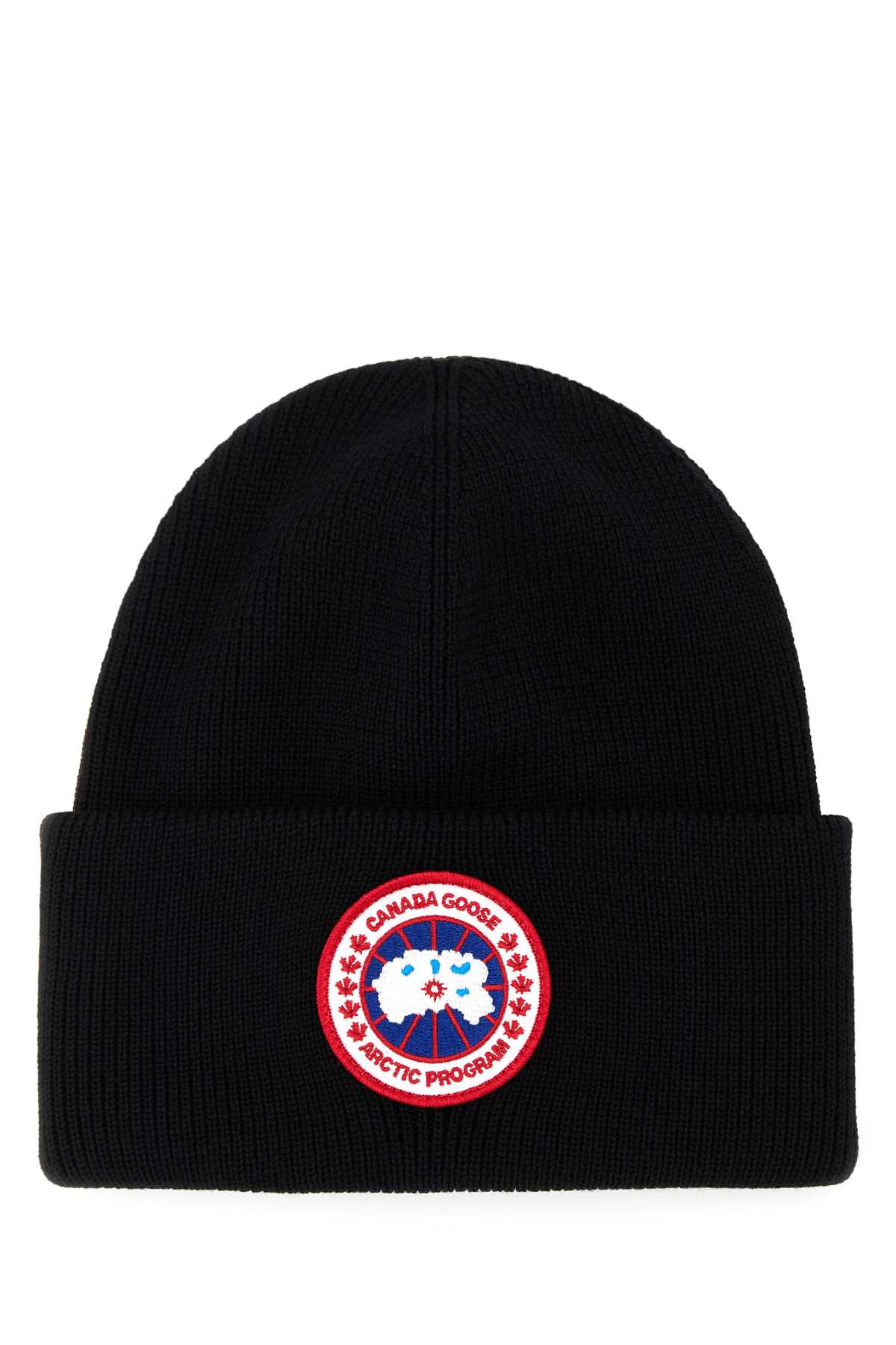 Black Wool Arctic Beanie Hat