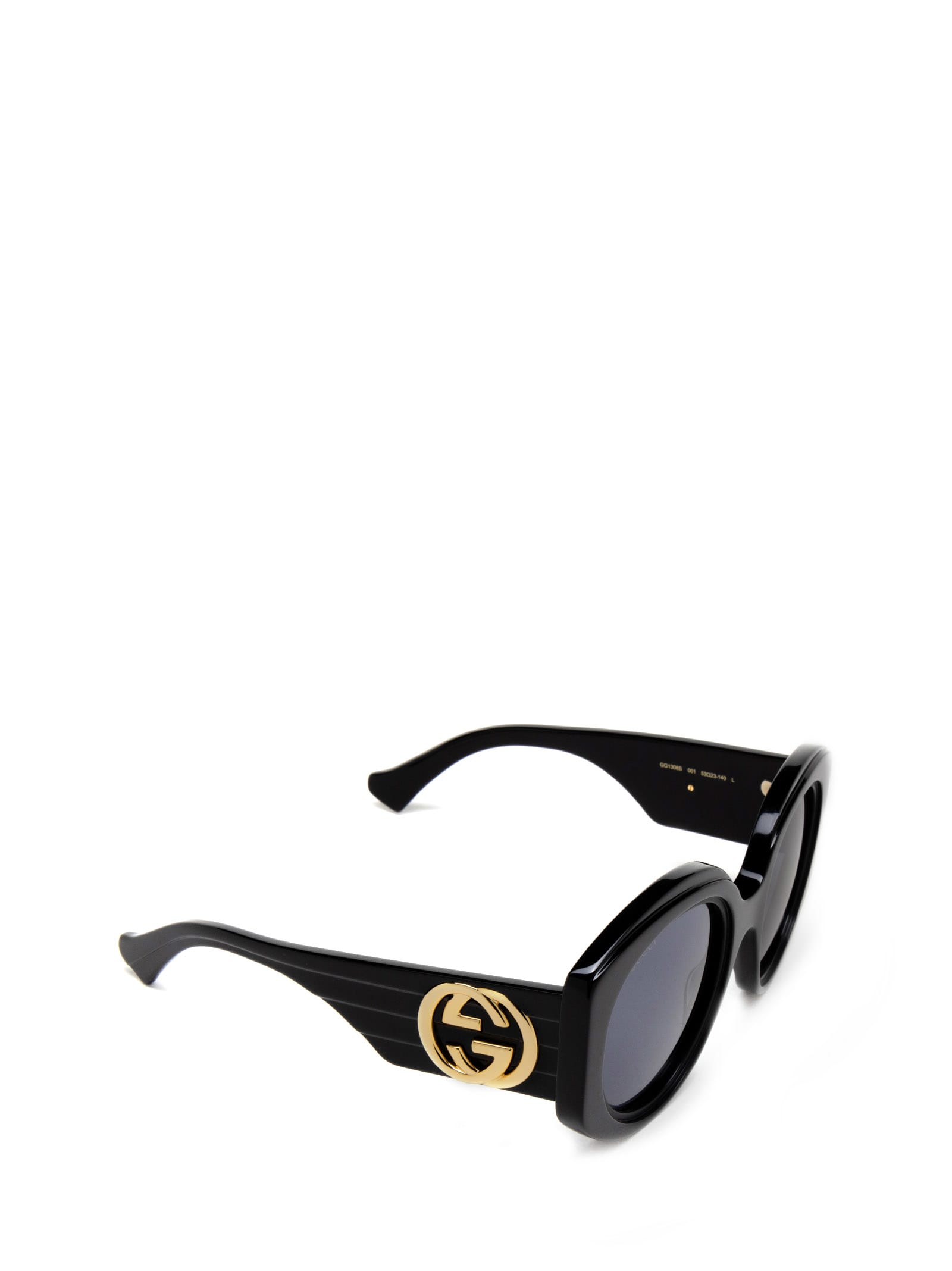 Shop Gucci Gg1308s Black Sunglasses
